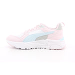 TRINITY 2 LT JR PUMA WHITE-AQUA GLOW-POWDER PINK