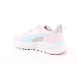 TRINITY 2 LT JR PUMA WHITE-AQUA GLOW-POWDER PINK