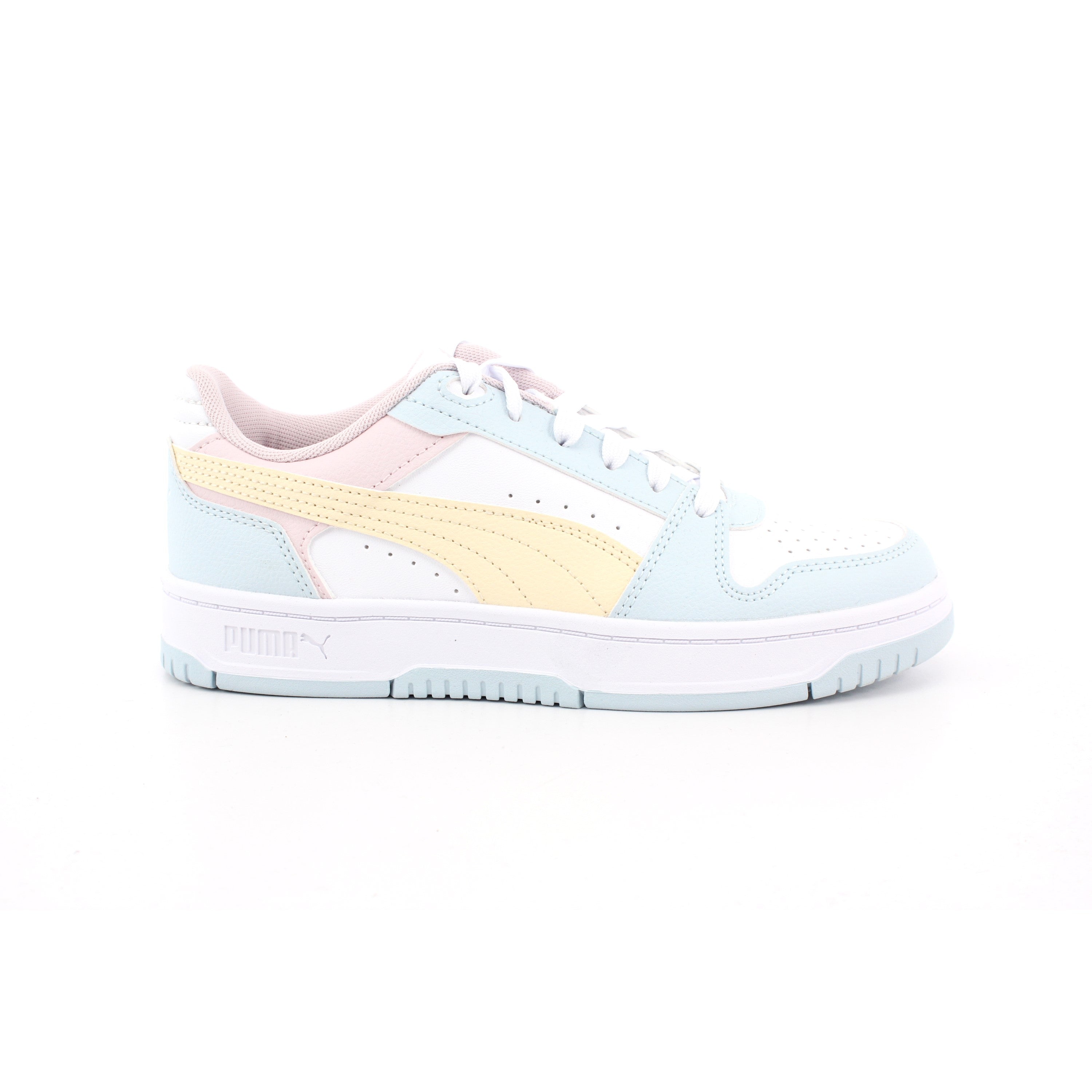 REBOUND SLAM LO JR AQUA GLOW-BUTTERCREAM-PUMA