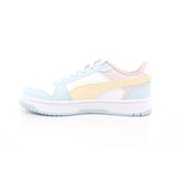 REBOUND SLAM LO JR AQUA GLOW-BUTTERCREAM-PUMA