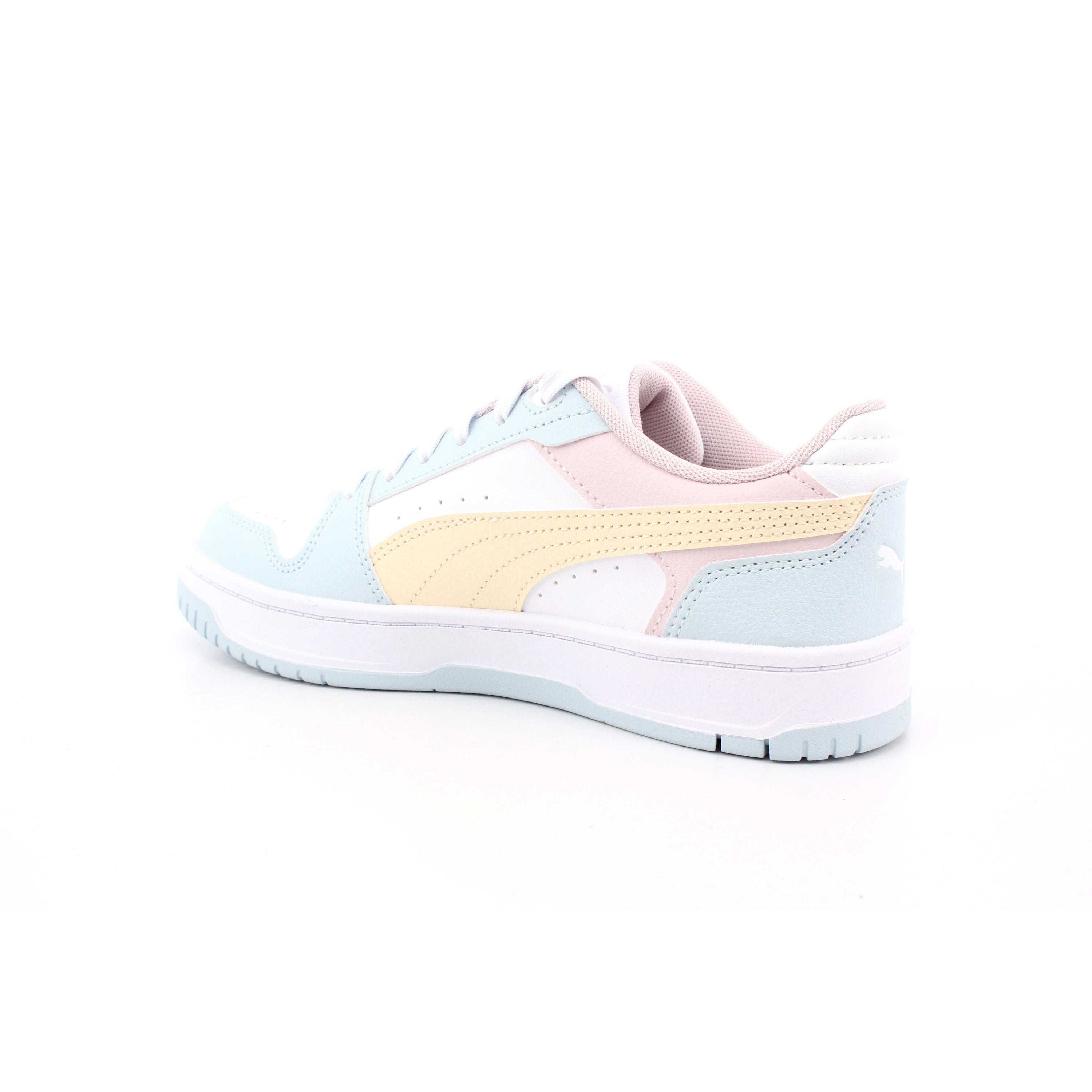 REBOUND SLAM LO JR AQUA GLOW-BUTTERCREAM-PUMA