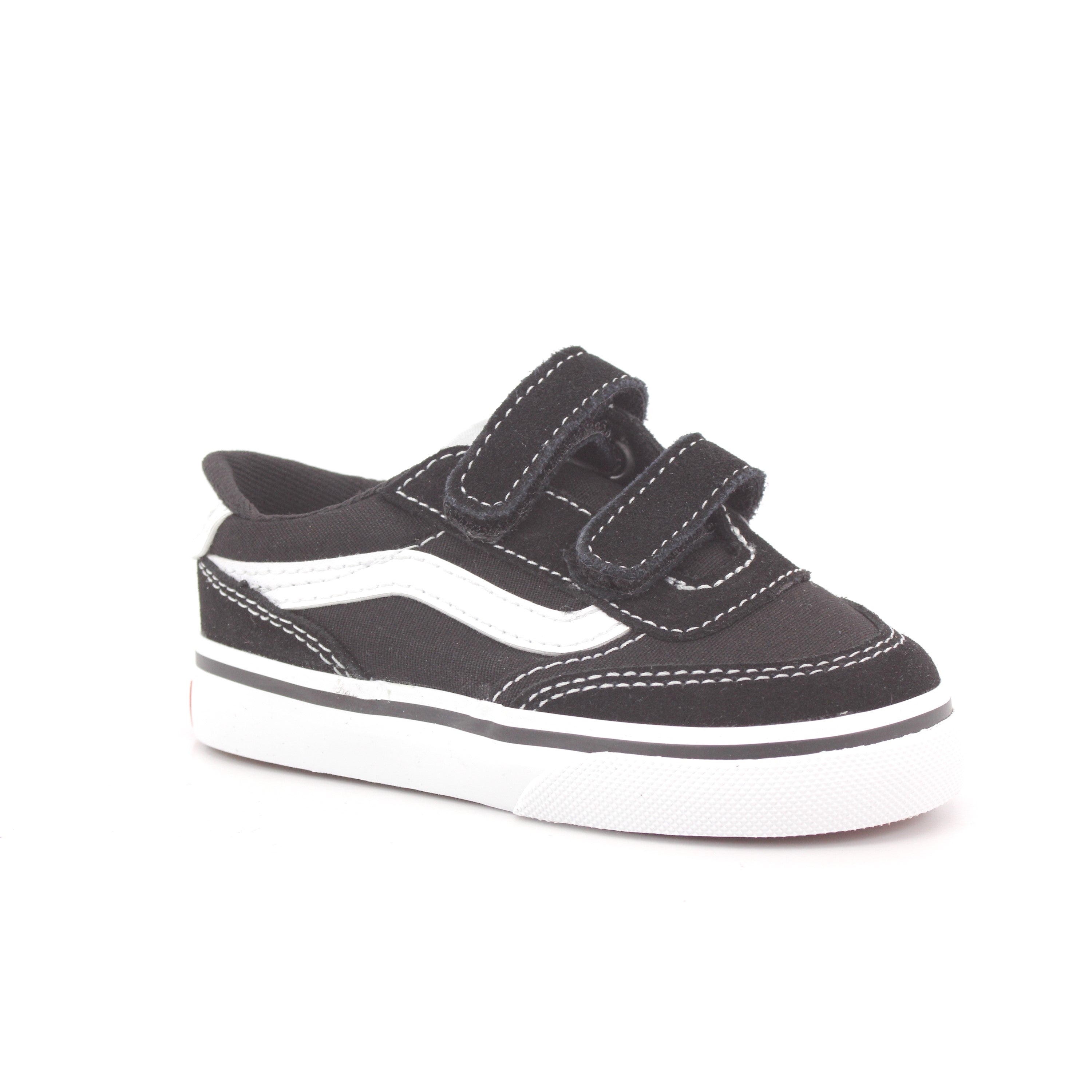 BROOKLYN LS V SUEDE/CANCAS BLACK/WHITE