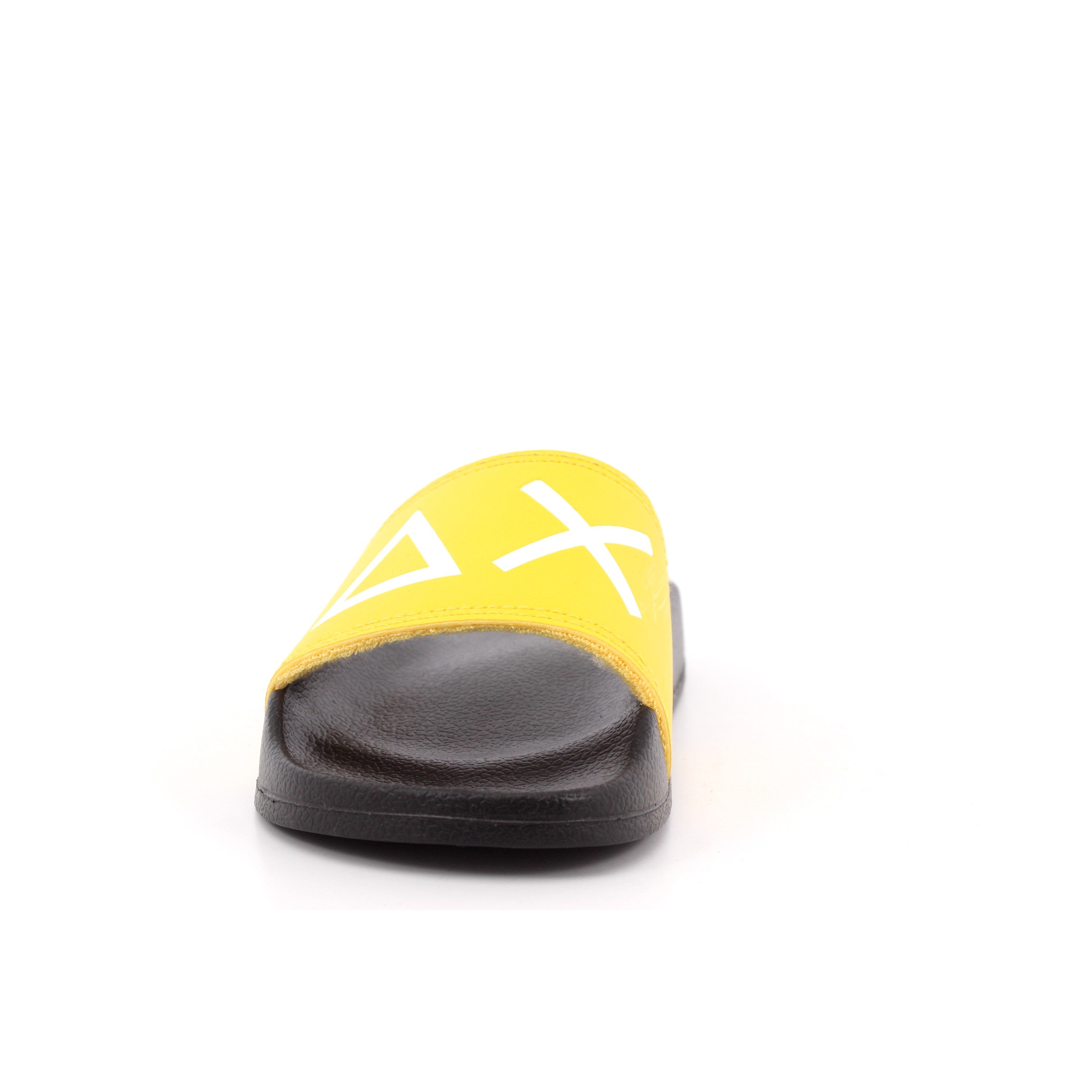 BOY'S SLIPPERS LOGO  1123 NERO/GIALLO