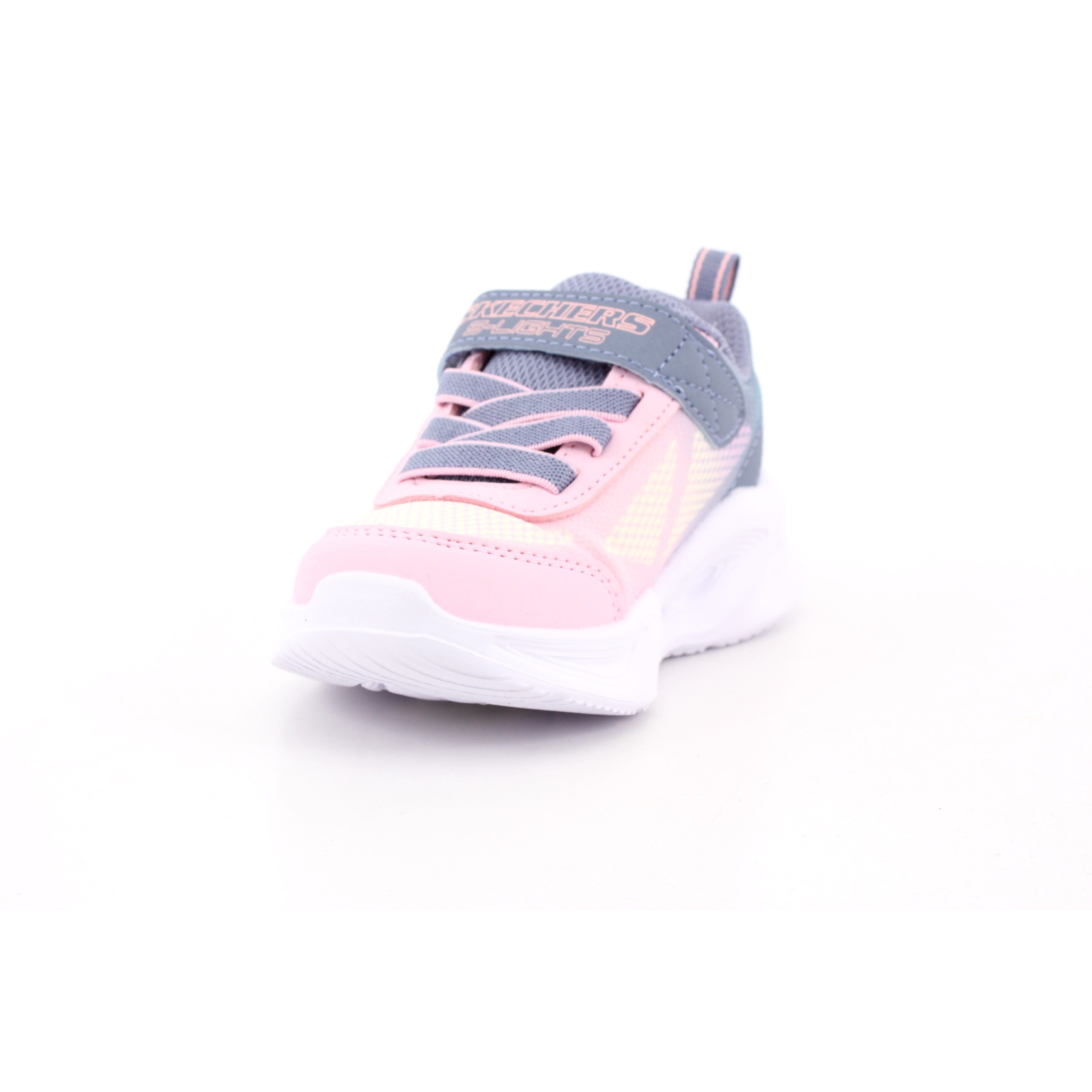 SKECHERS SOLA GLOW - GYLPGRY/LT.P