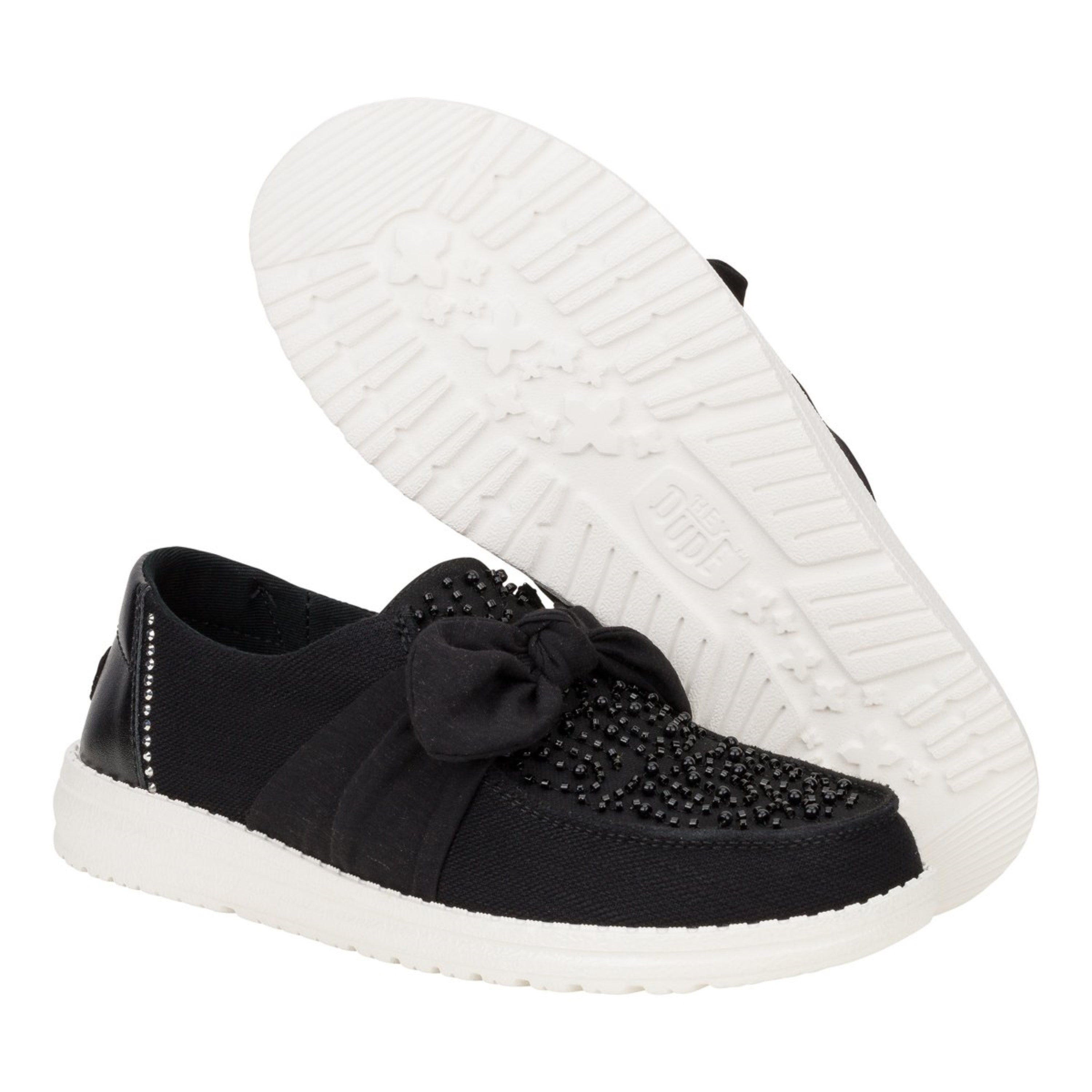 WENDY BOW EMBELLISHMENT BLACK