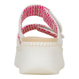 DELRAY SLIDE EYELET WHITE