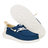 WALLY Y SUMMER LINEN SARGASSO BLUE/WHITE