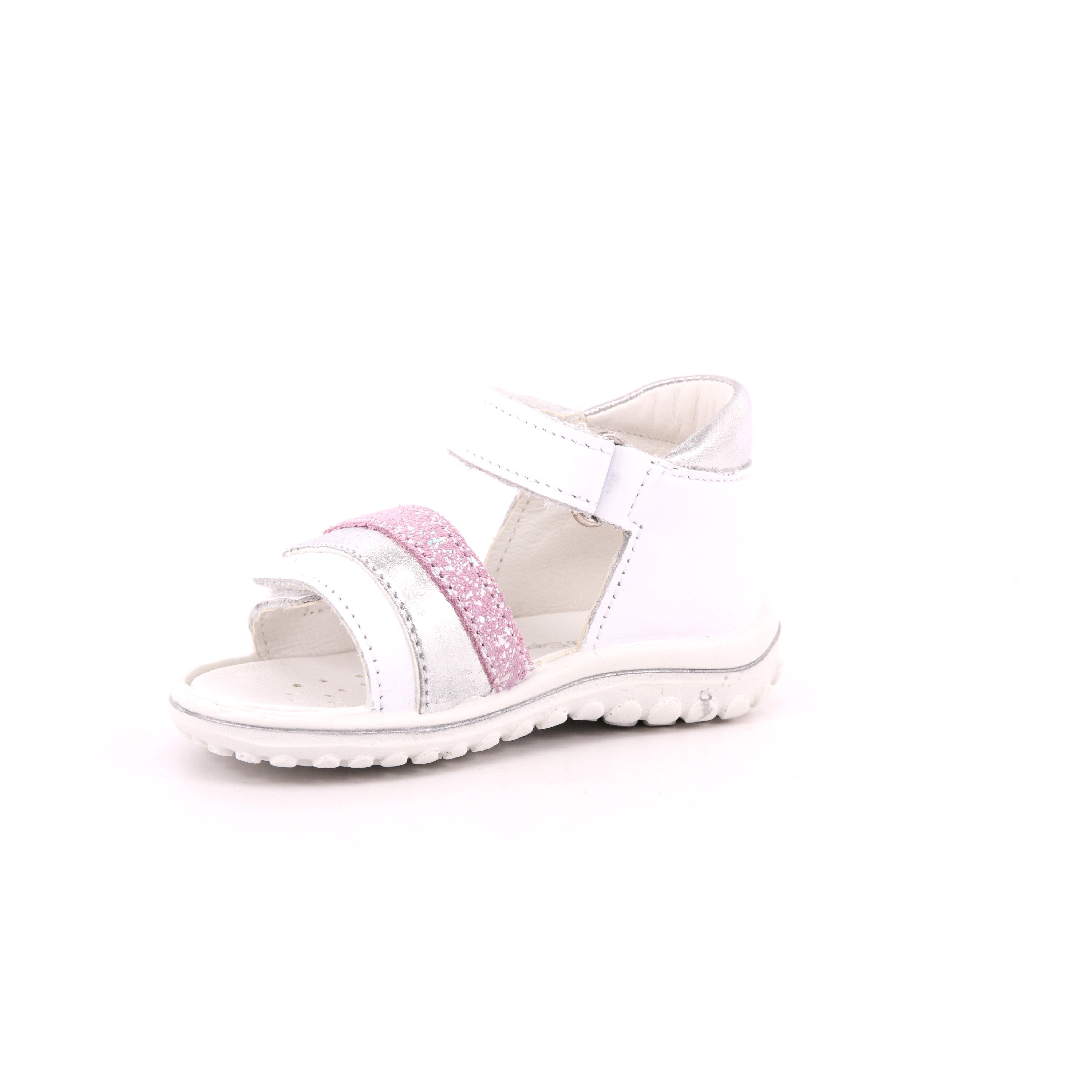 PSW 78652 BABY SWEET NAPPA/S.LAMIN. BIANCO/ARGENTO