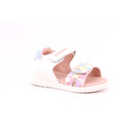 SANDALIA ESTAMPADA NAPA BLANCO