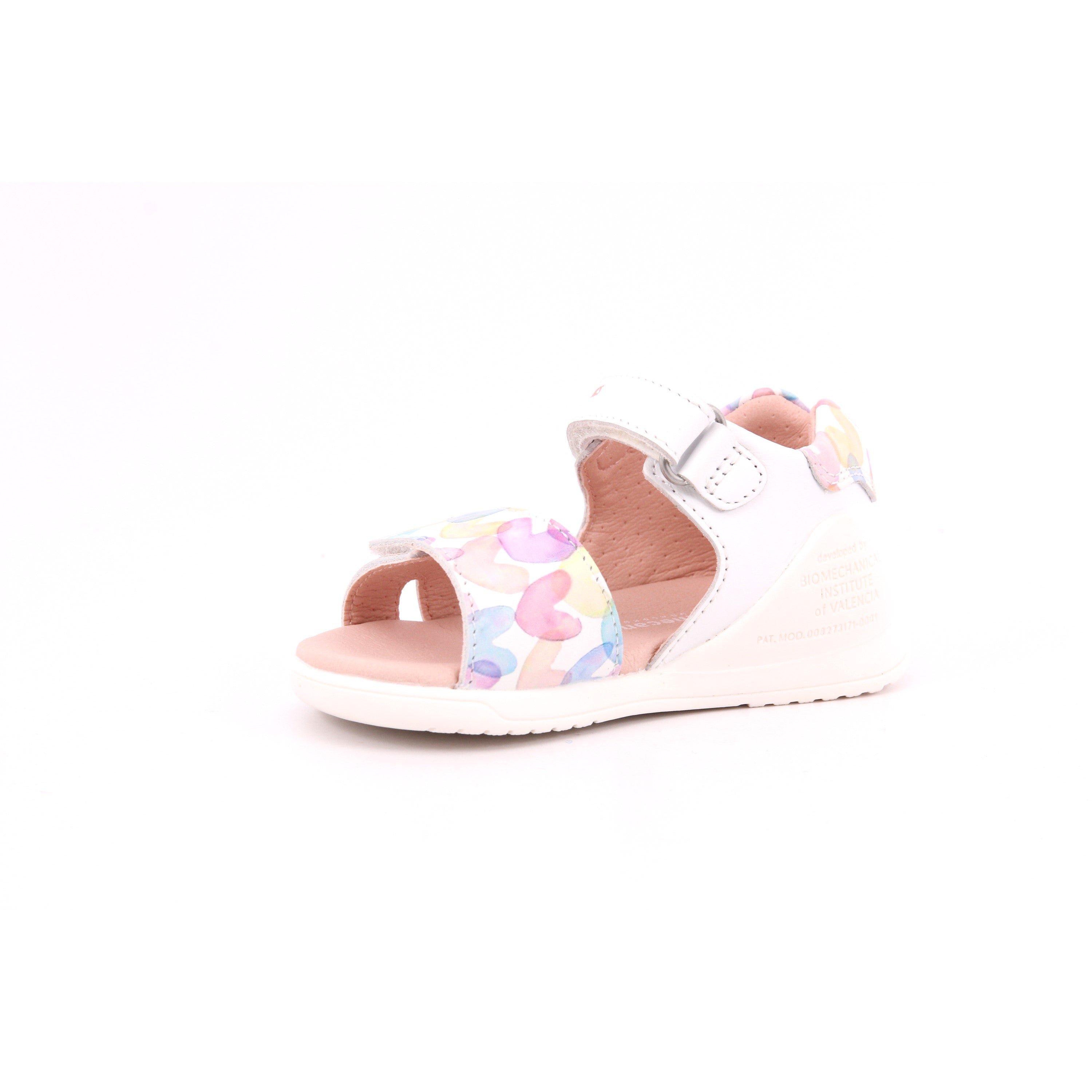 SANDALIA ESTAMPADA NAPA BLANCO