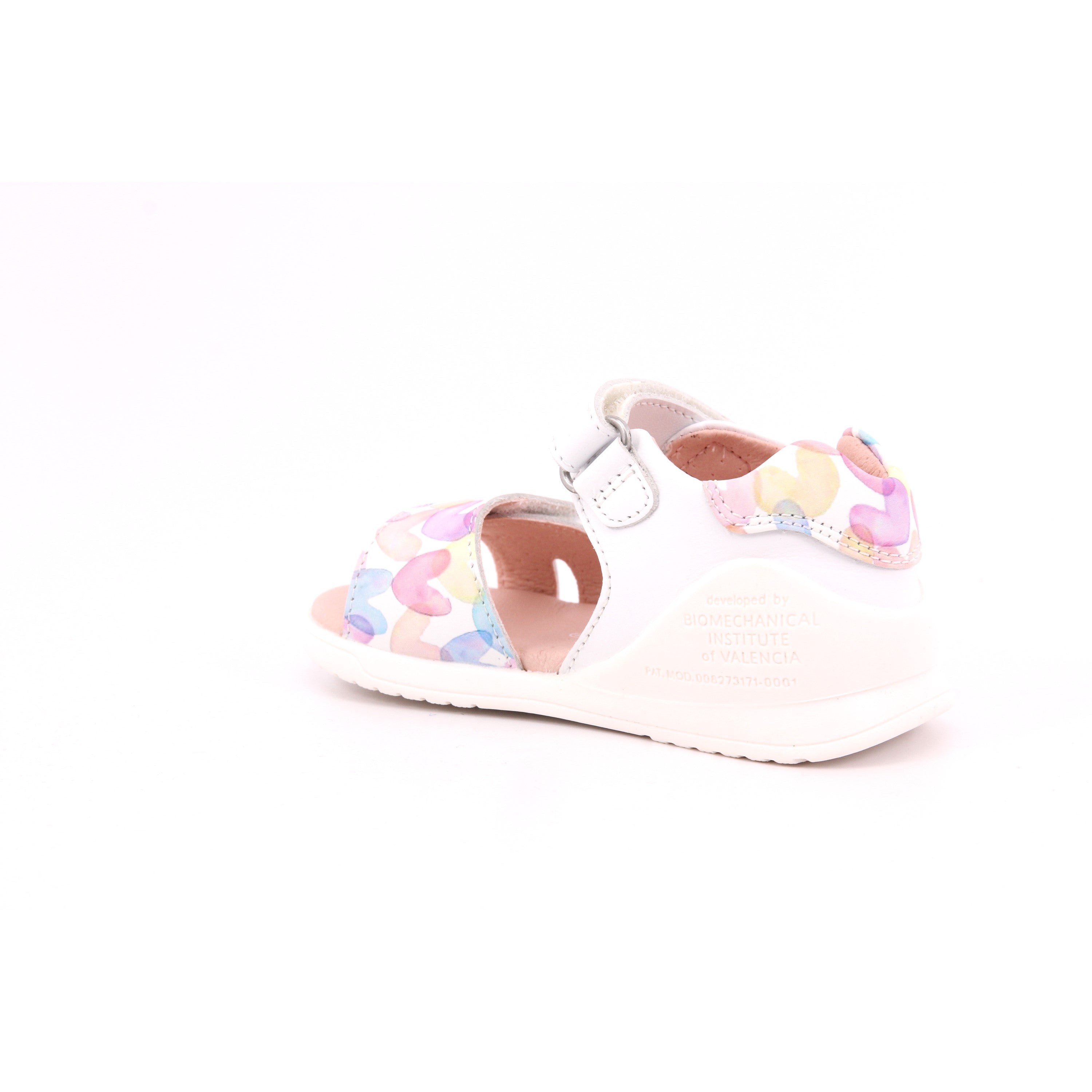 SANDALIA ESTAMPADA NAPA BLANCO