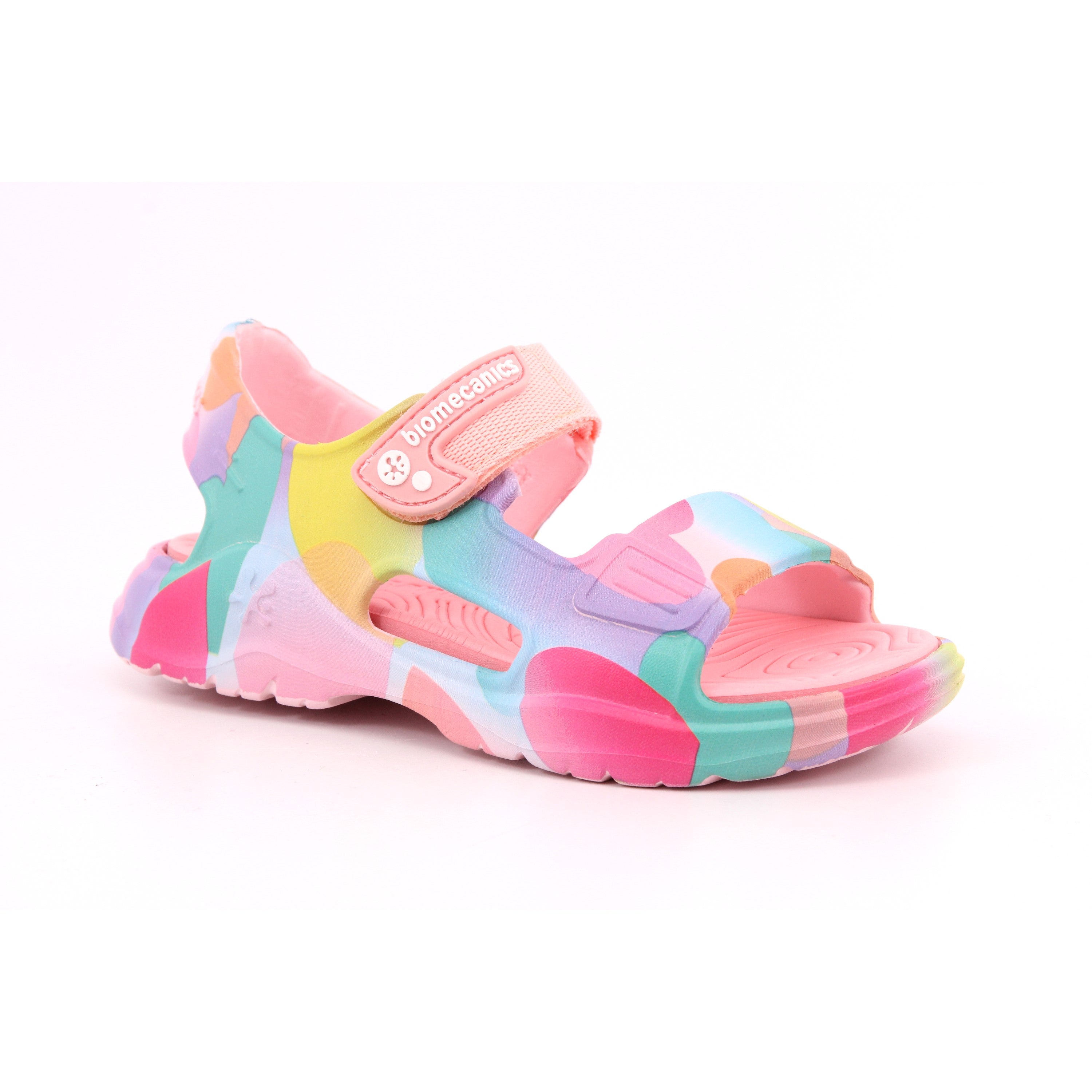 SANDALIA ESTAMPADA MAT BLANCO