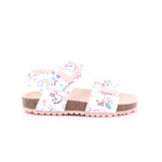 SANDALIA ESTAMPADA MAT BLANCO