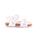 SANDALIA ESTAMPADA MAT BLANCO
