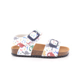 SANDALIA BIO ESTAMPADO MAT BLANCO