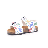 SANDALIA BIO ESTAMPADO MAT BLANCO
