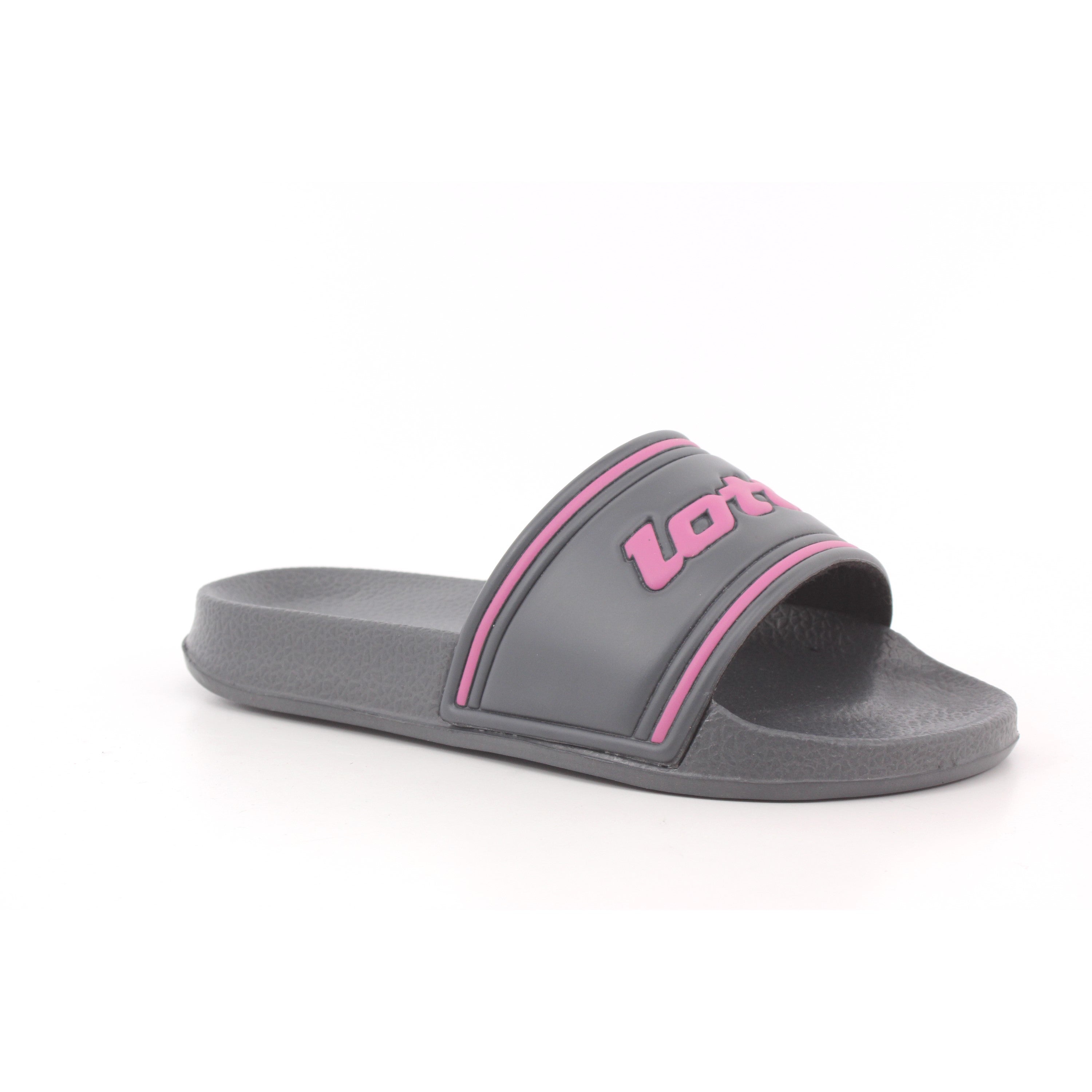 MIDWAY IV SLIDE CL EBONY/FUNKY PINK