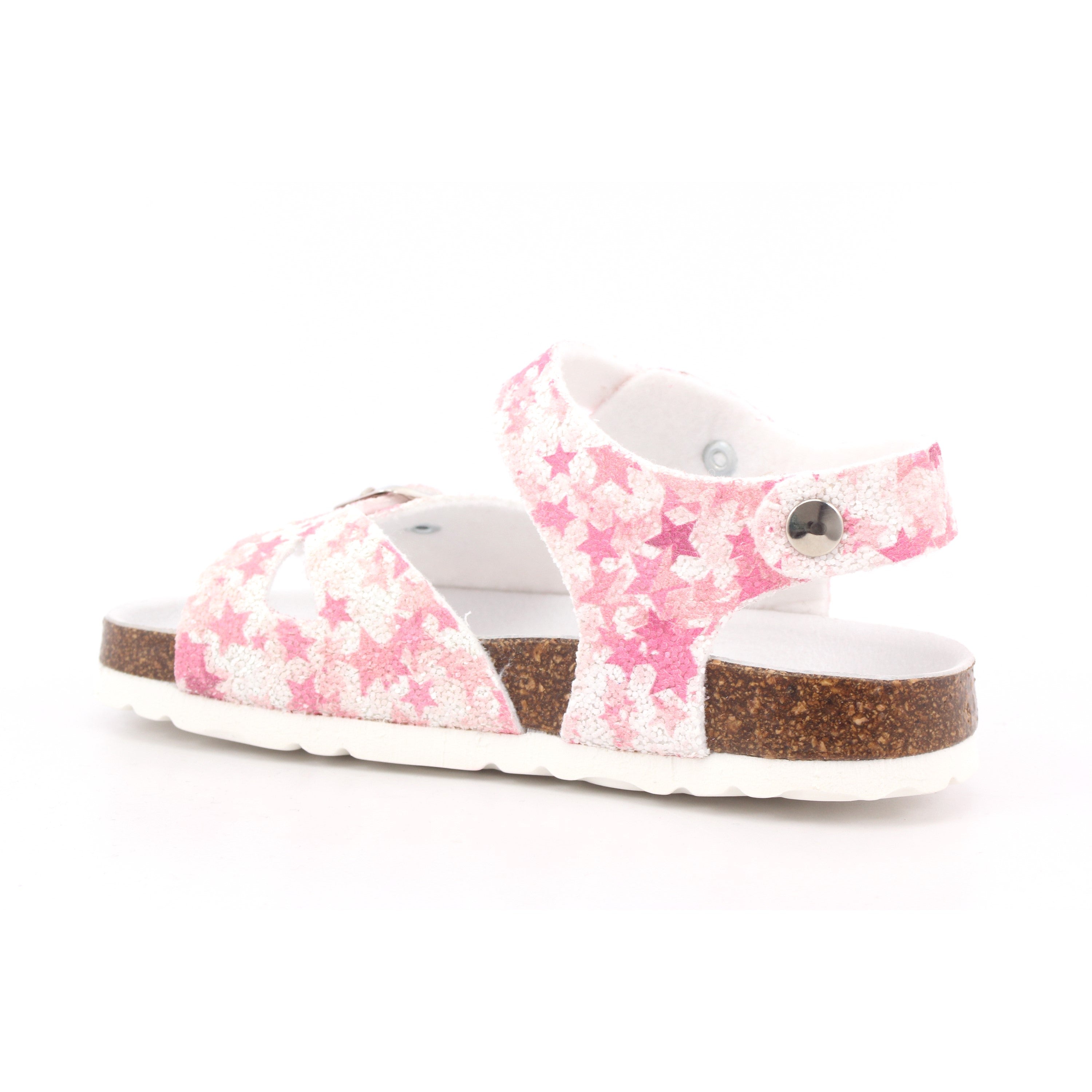 SANDALO BAMBINA GLITTER ESTRELLA FUXIA 005