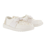 WENDY BOW EMBELLISHMENT WHITE