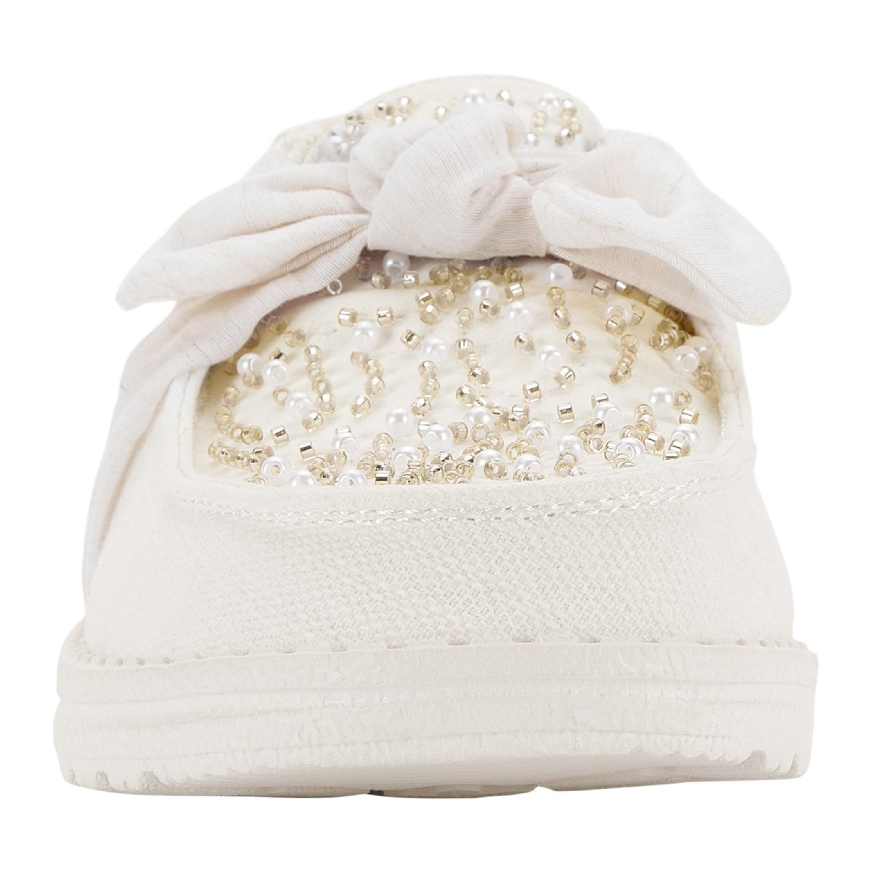WENDY BOW EMBELLISHMENT WHITE