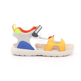 SANDALIA URBAN NAPA BLANCO Y AMARILLO