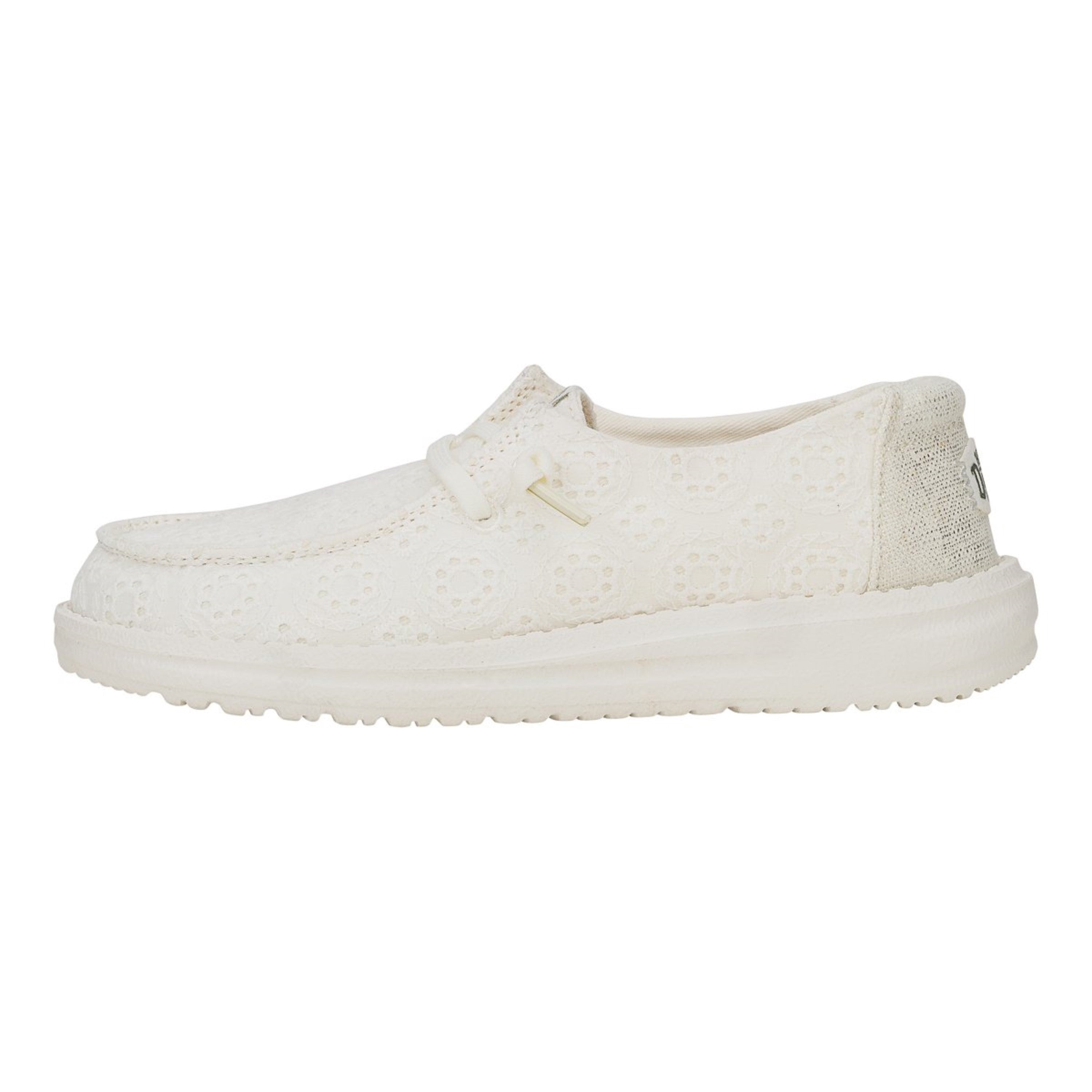 WENDY Y EYELET LACE WHITE