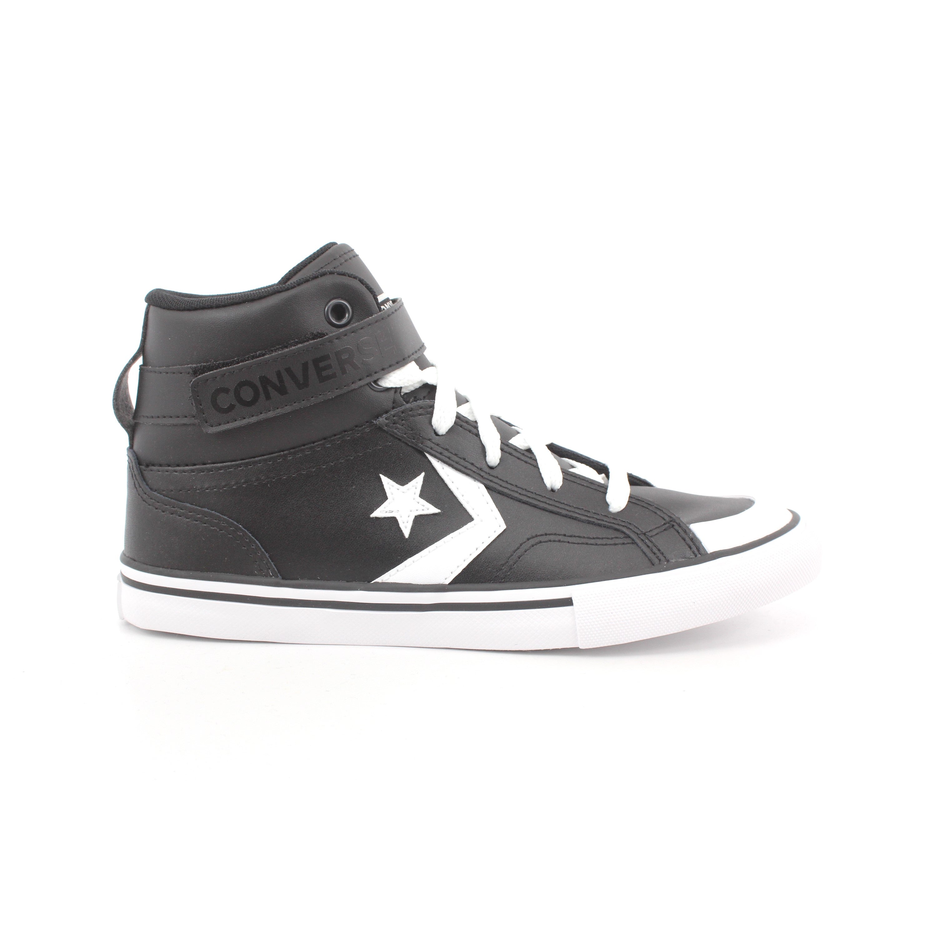 CON PRO BLAZE STRAP LEATHER HI BLACK/WHITE