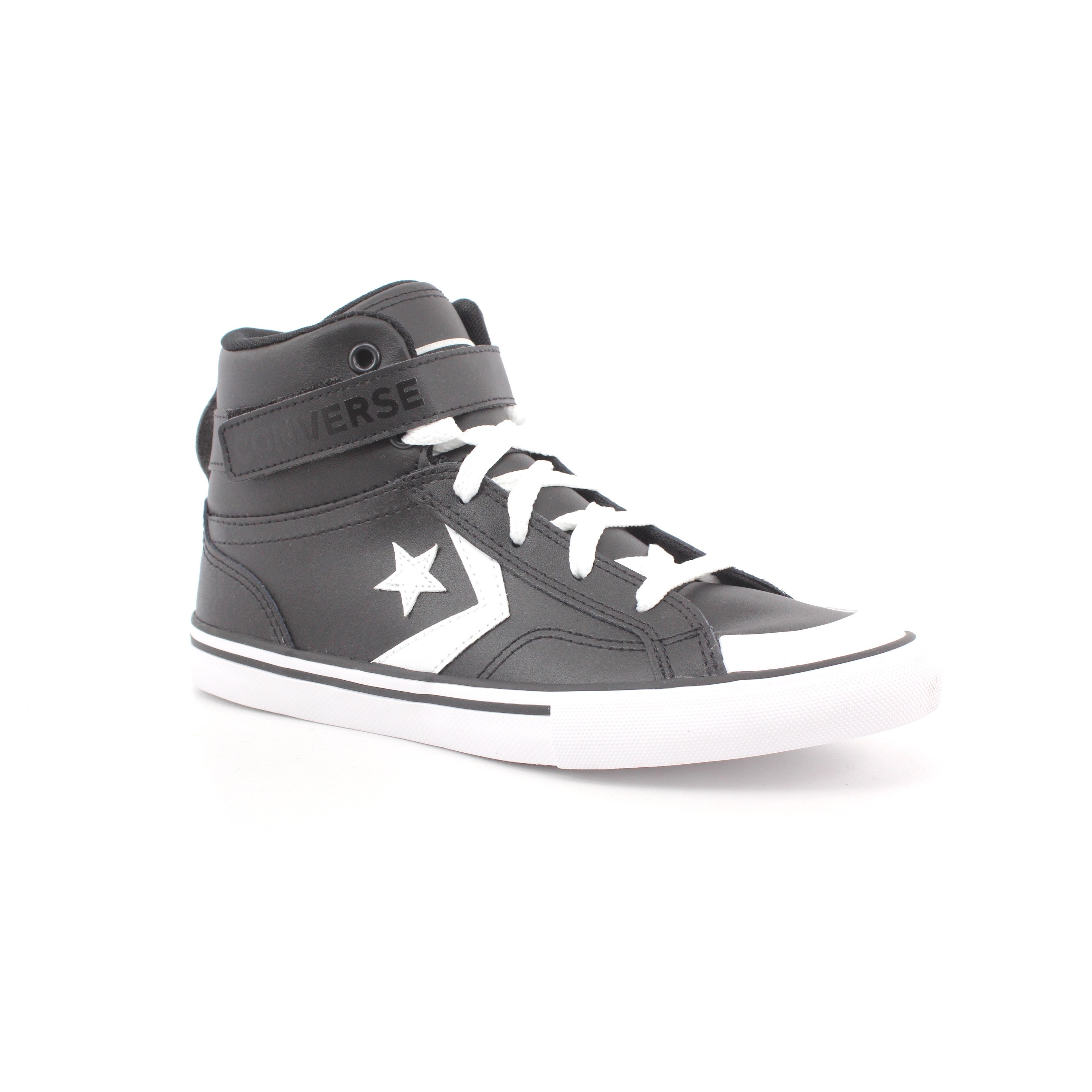 CON PRO BLAZE STRAP LEATHER HI BLACK/WHITE
