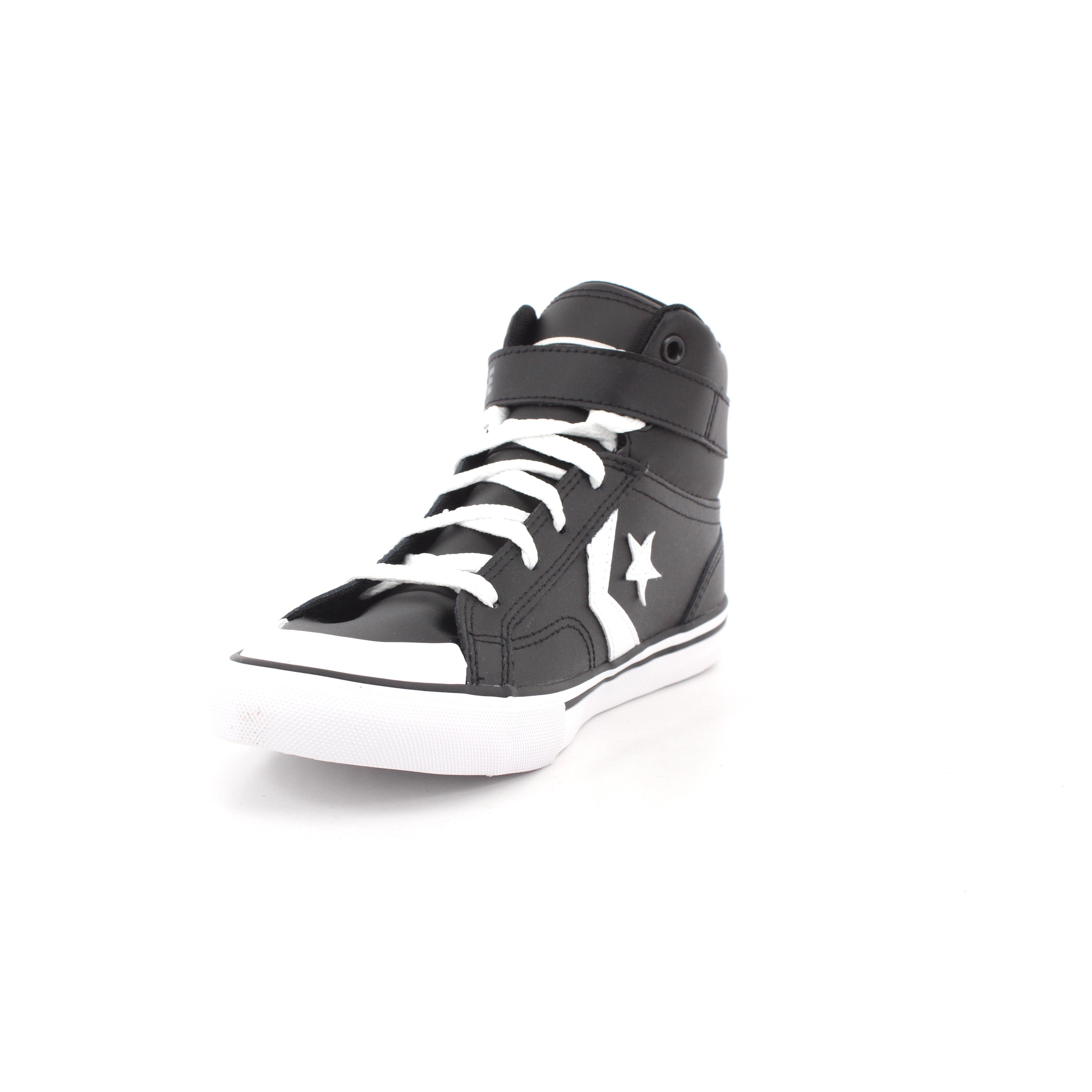 CON PRO BLAZE STRAP LEATHER HI BLACK/WHITE