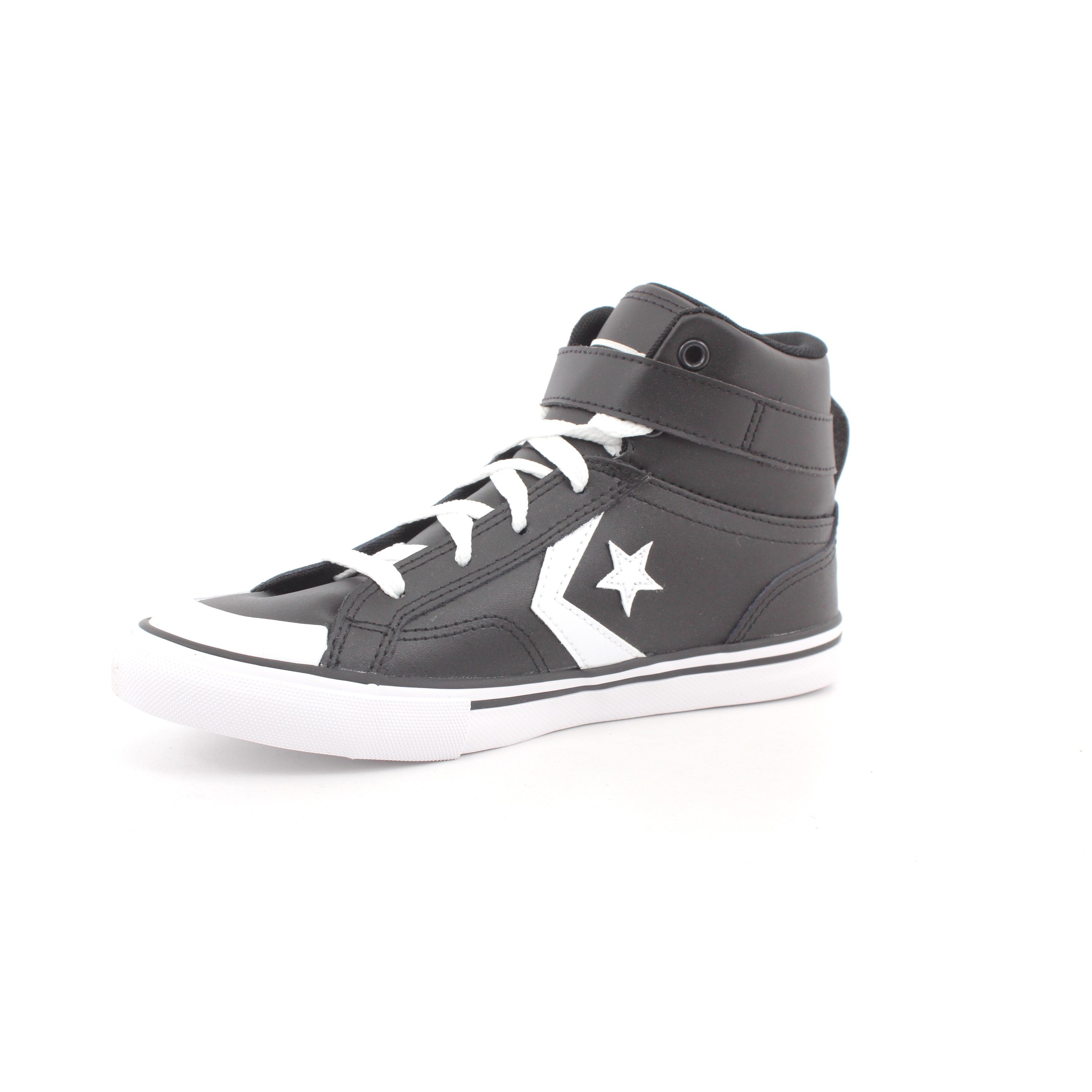 CON PRO BLAZE STRAP LEATHER HI BLACK/WHITE