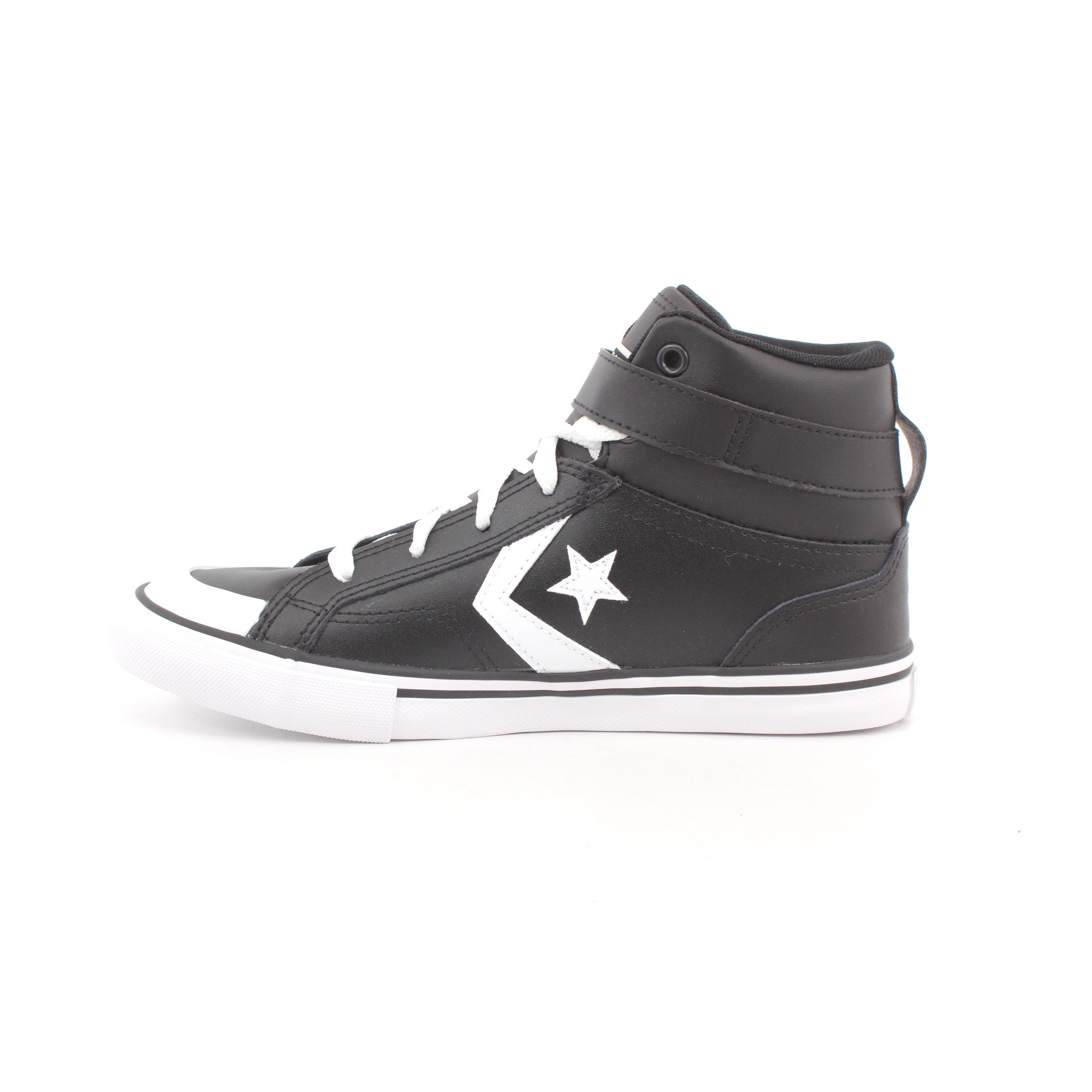 CON PRO BLAZE STRAP LEATHER HI BLACK/WHITE