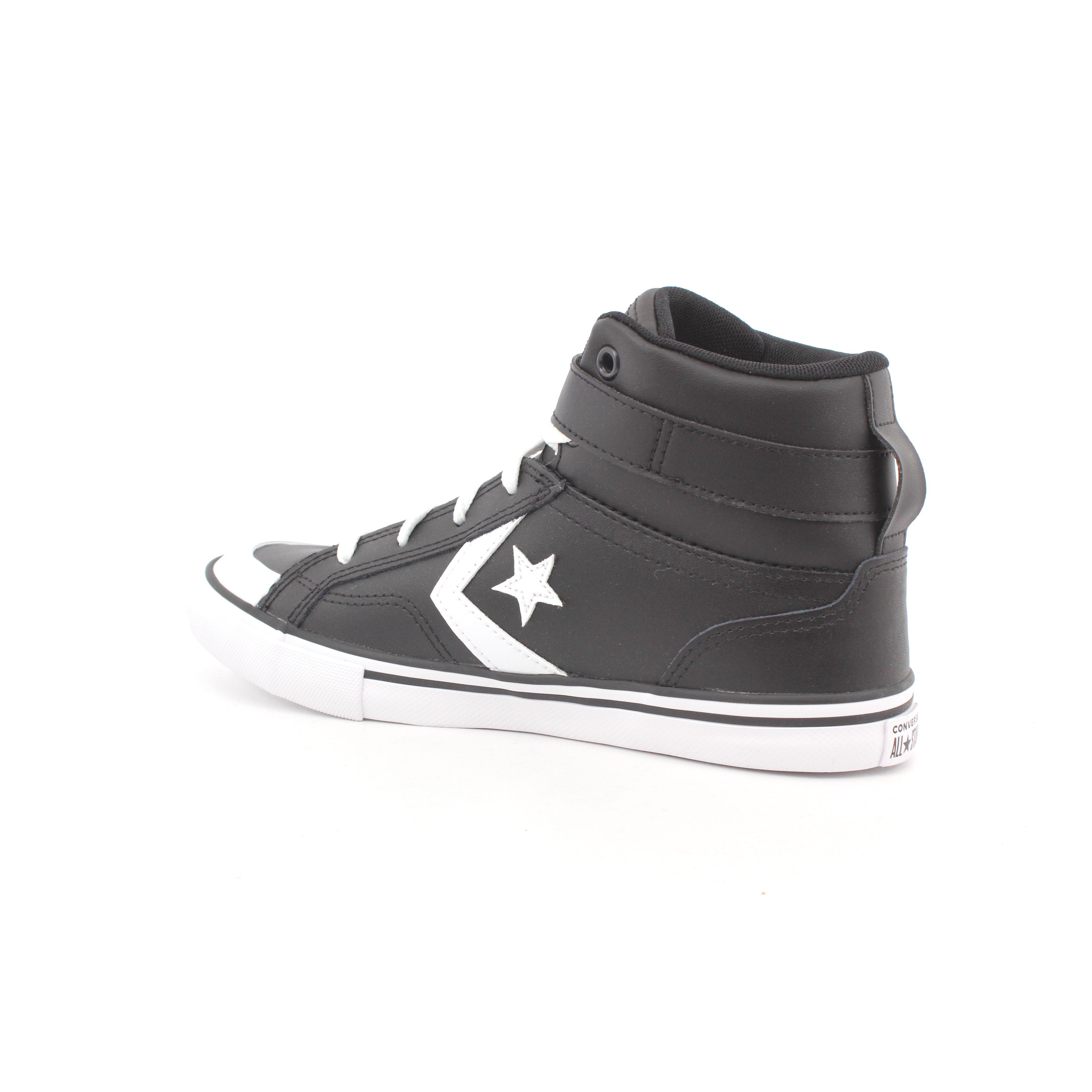 CON PRO BLAZE STRAP LEATHER HI BLACK/WHITE