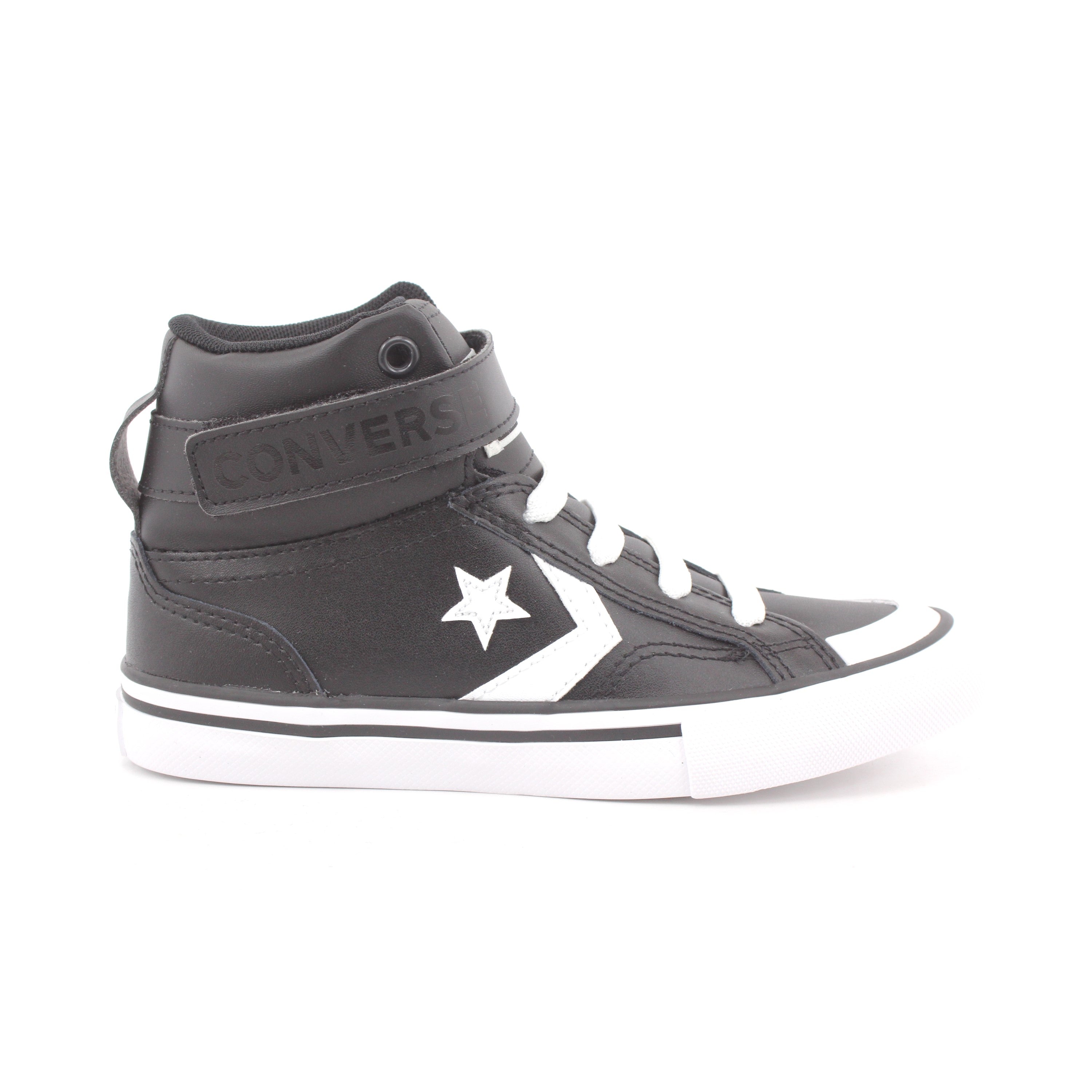 CON PRO BLAZE STRAP LEATHER HI BLACK/WHITE
