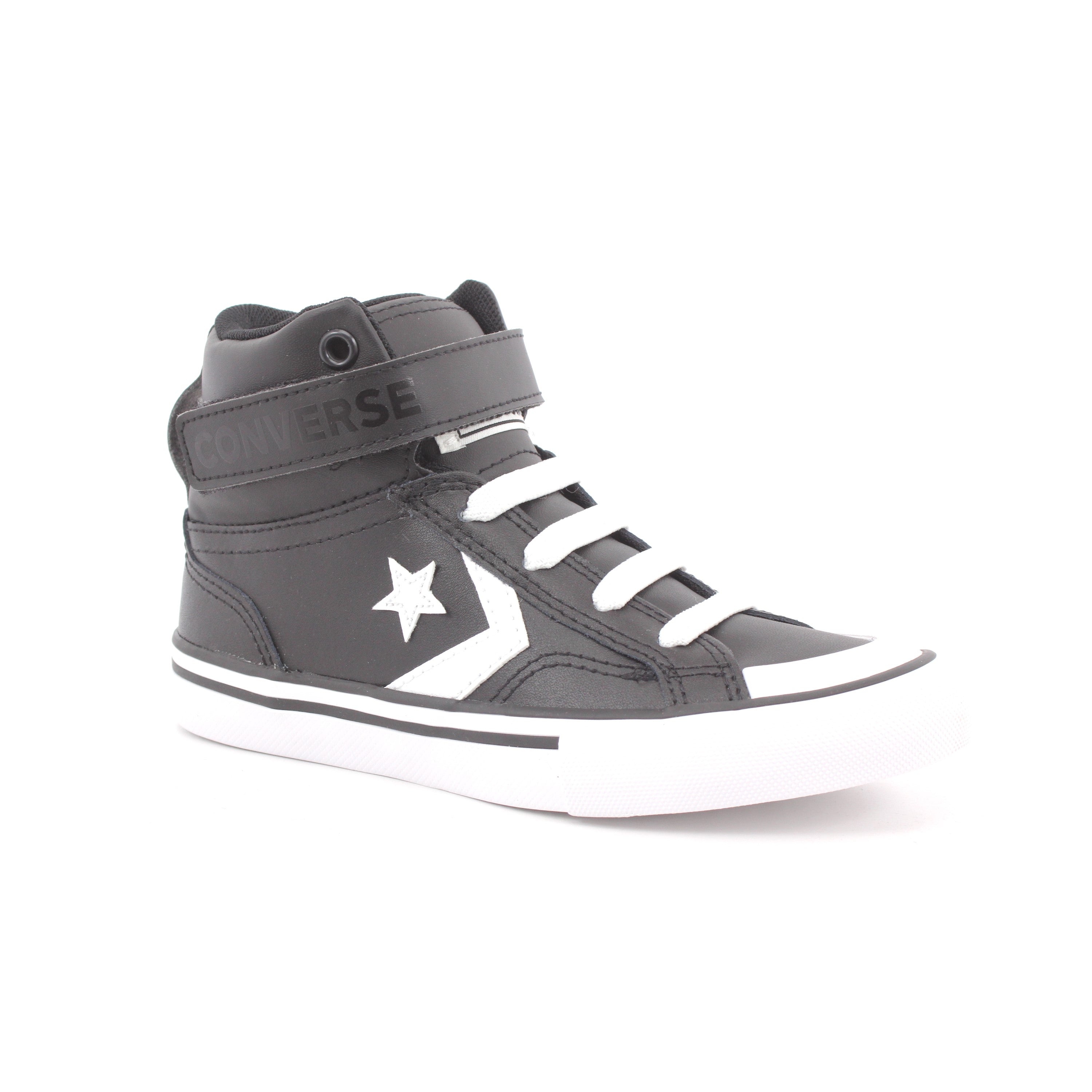 CON PRO BLAZE STRAP LEATHER HI BLACK/WHITE