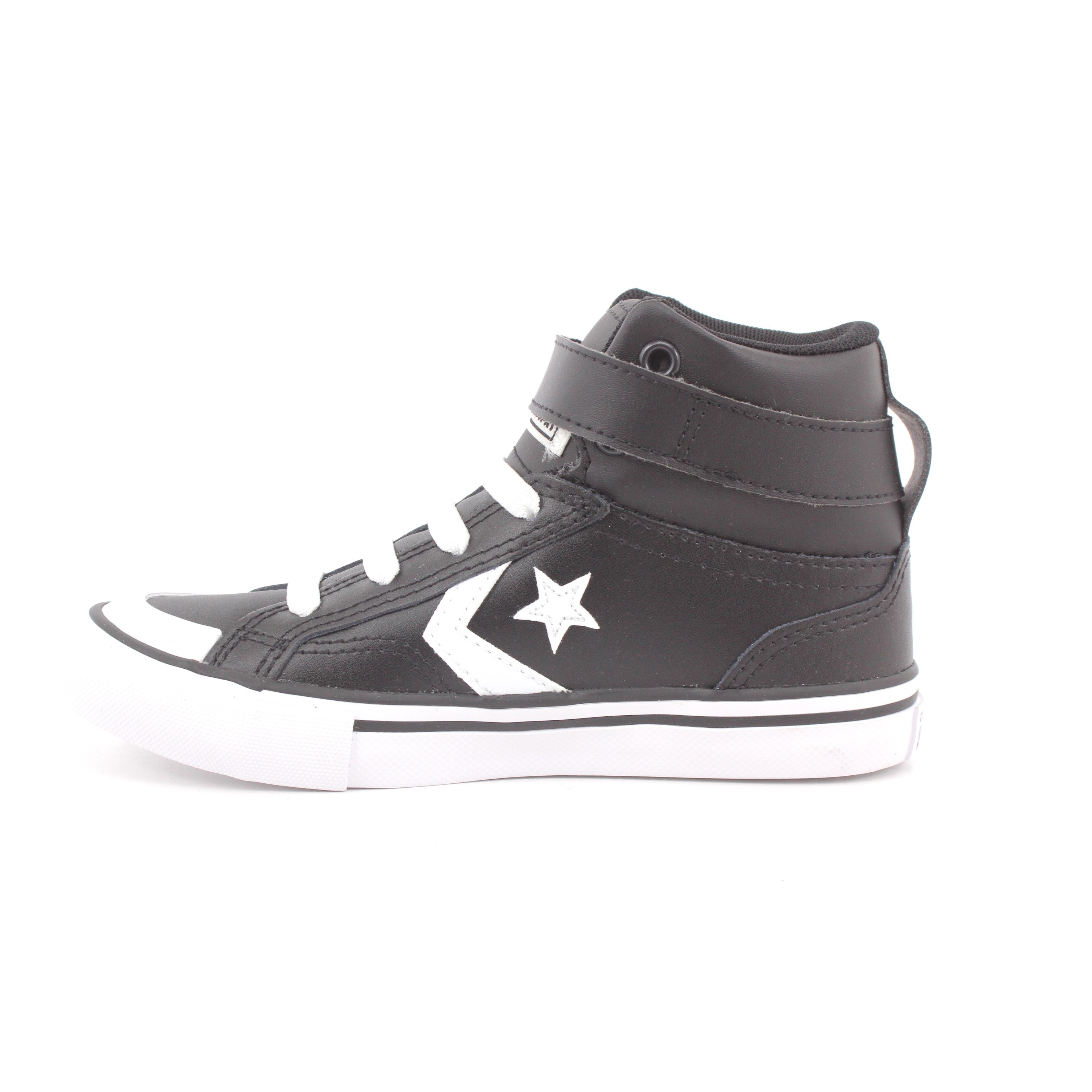 CON PRO BLAZE STRAP LEATHER HI BLACK/WHITE
