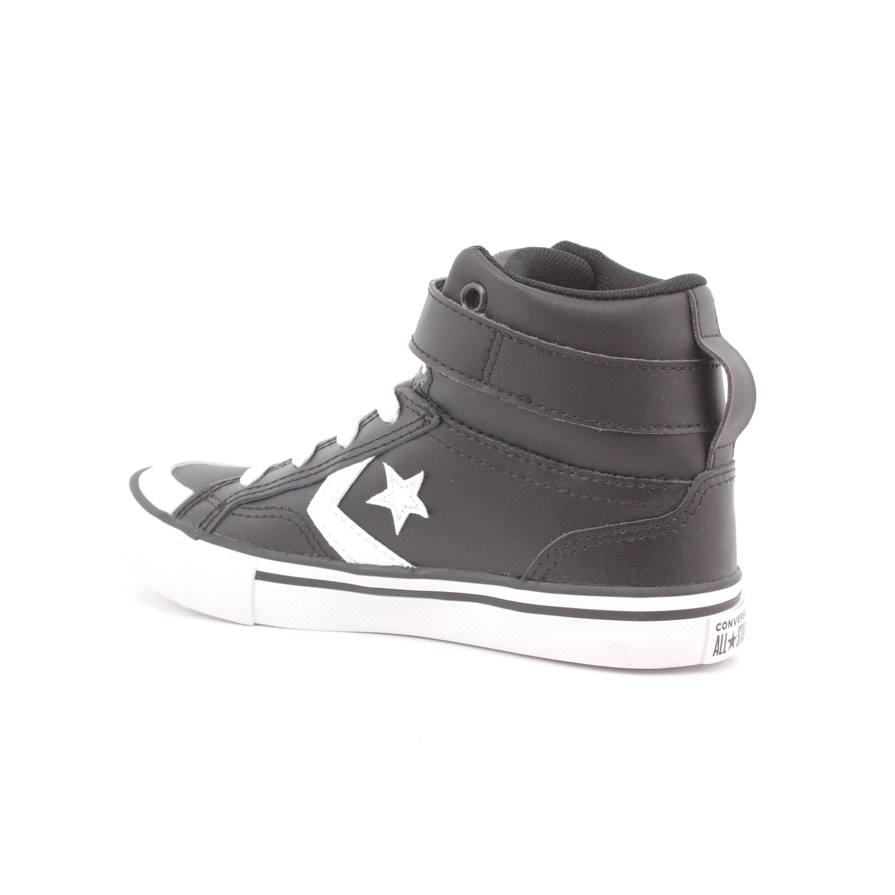 CON PRO BLAZE STRAP LEATHER HI BLACK/WHITE