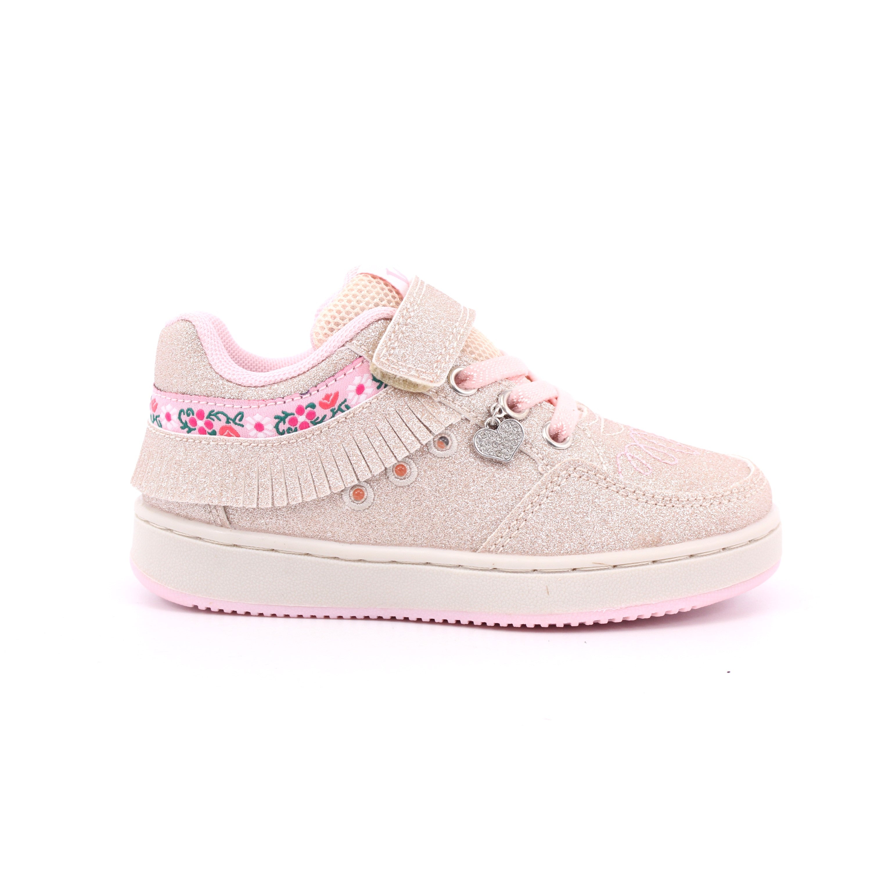 SCARPA LELLI KELLY FRANGETTA MIX ORO CHIARO
