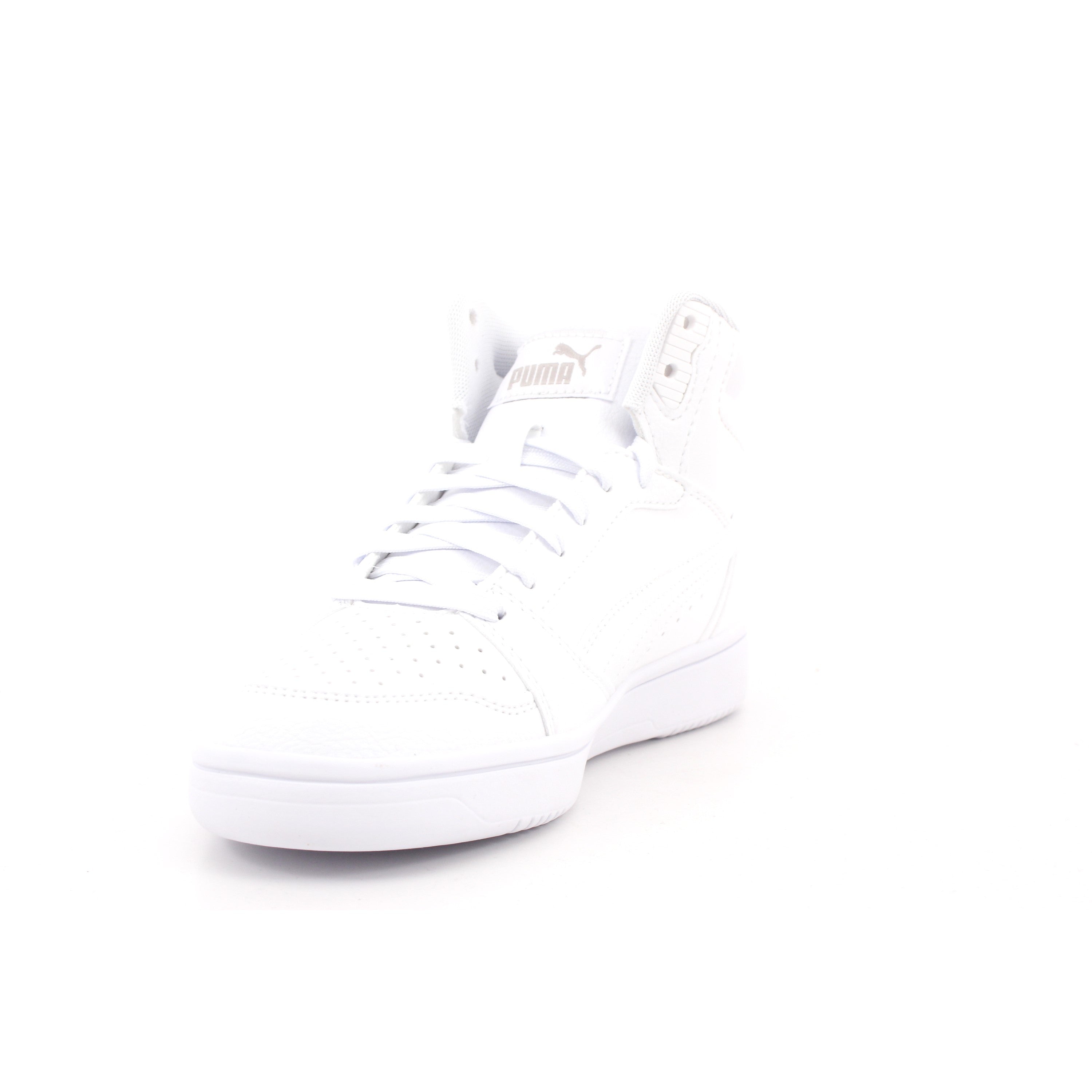 PUMA REBOUND V6 MID JR PUMA WHITE-COOL LIGHT