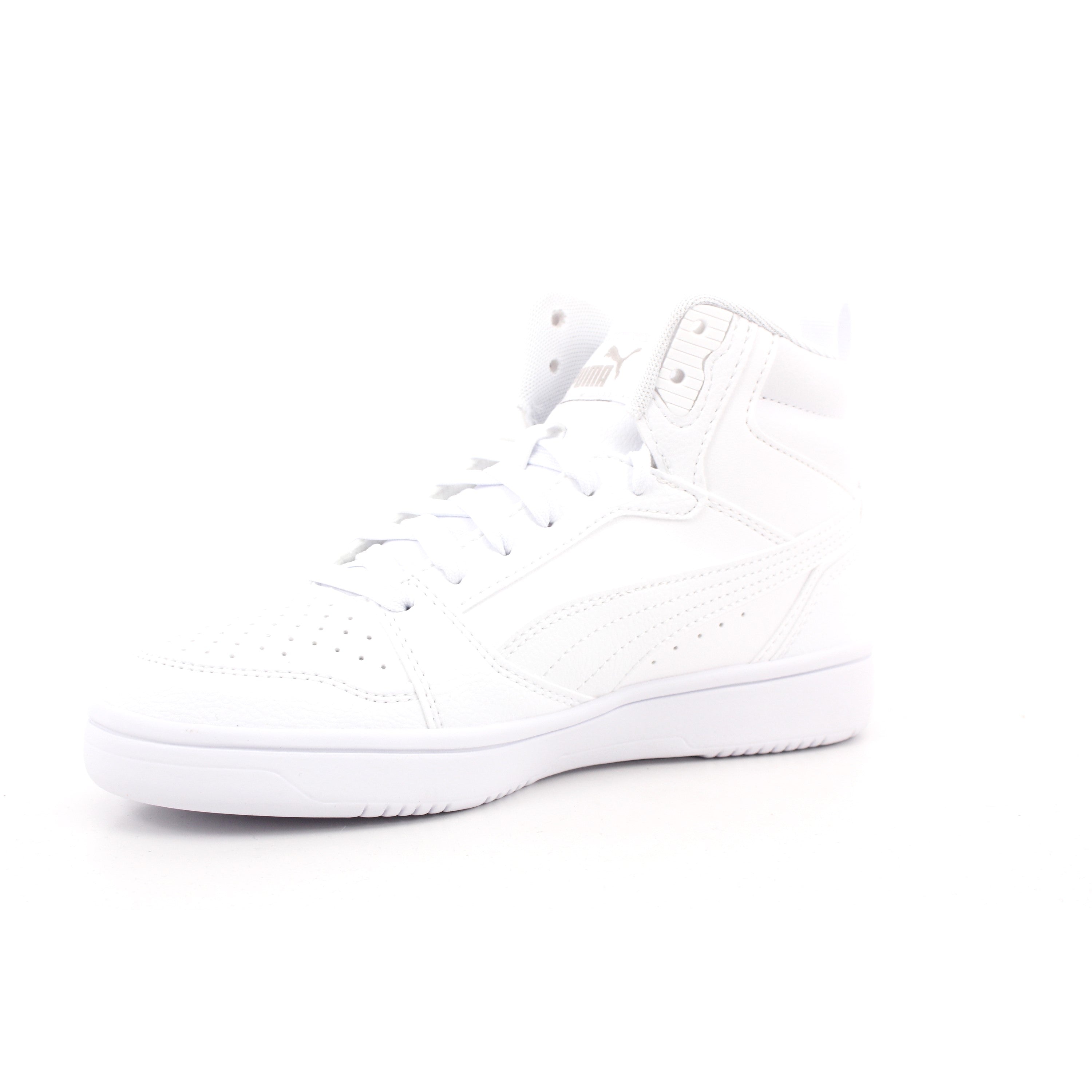 PUMA REBOUND V6 MID JR PUMA WHITE-COOL LIGHT