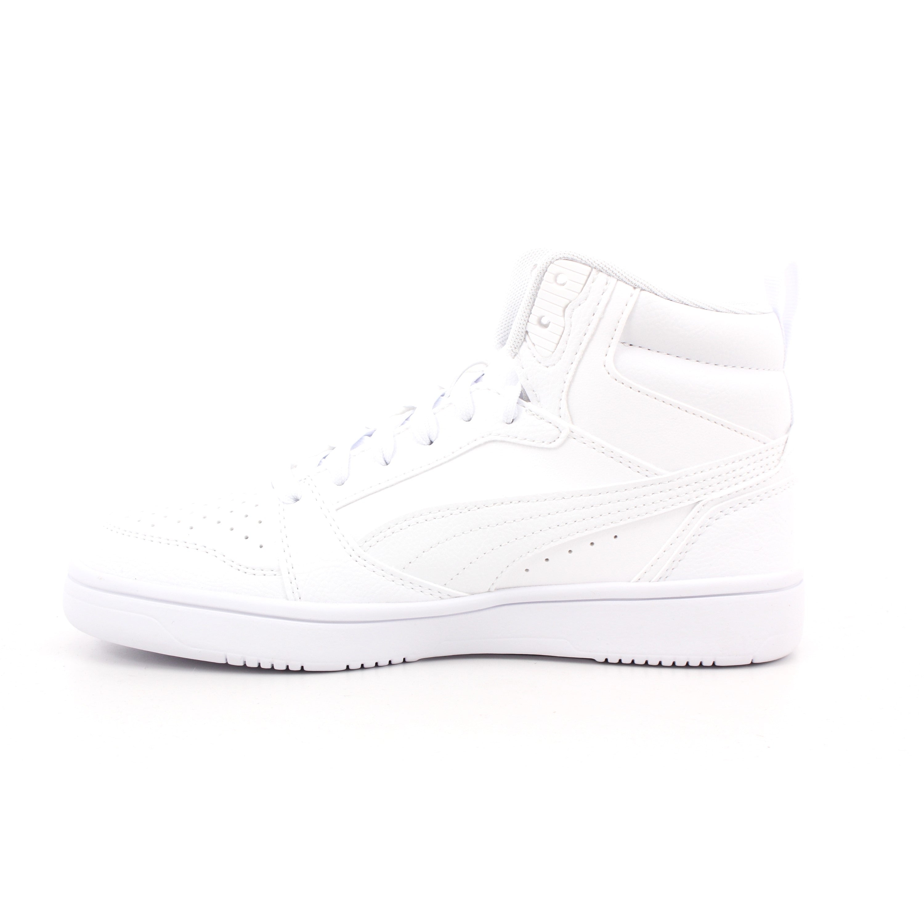 PUMA REBOUND V6 MID JR PUMA WHITE-COOL LIGHT