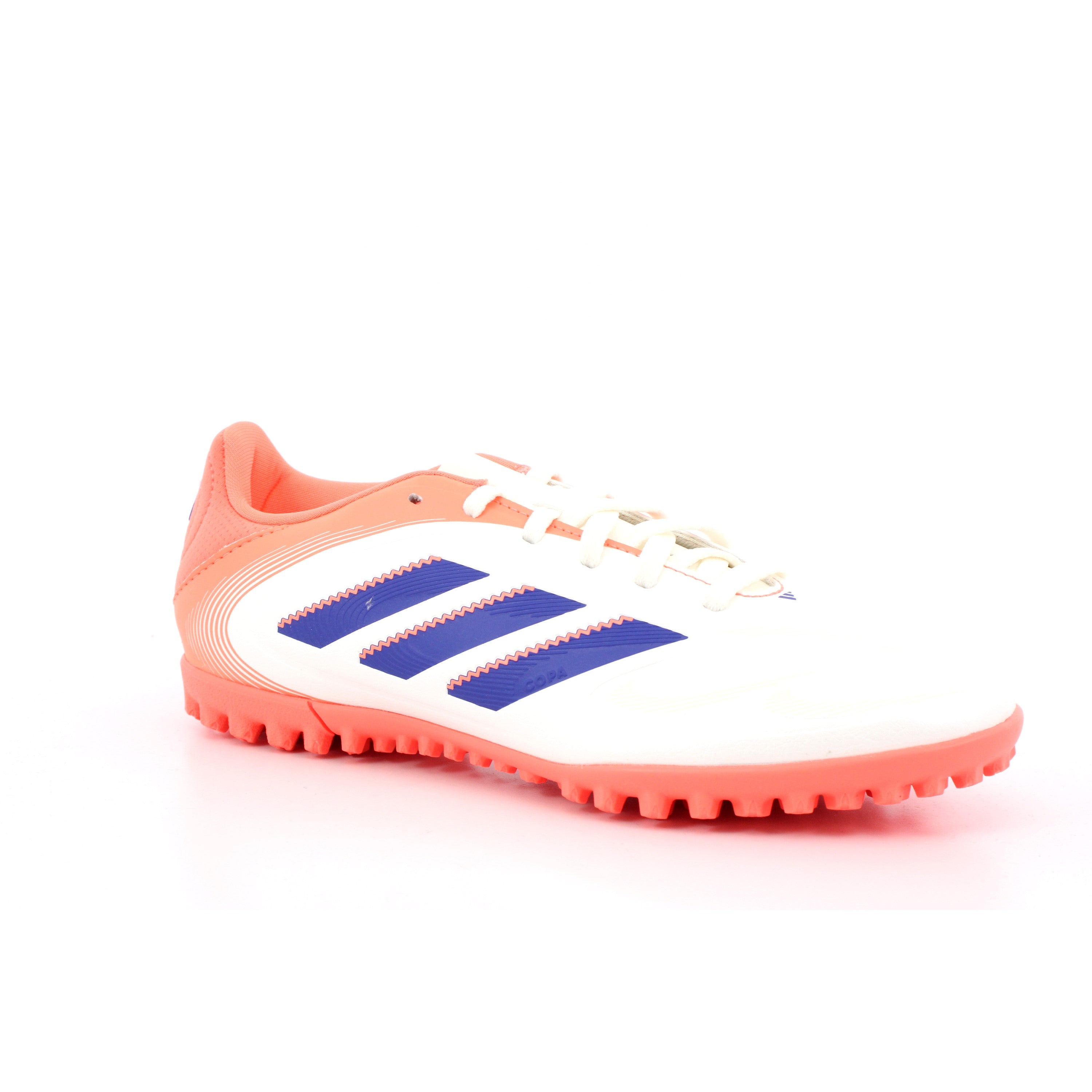 COPA PURE 3 CLUB TF OFF WHT/BLUE/CORAL