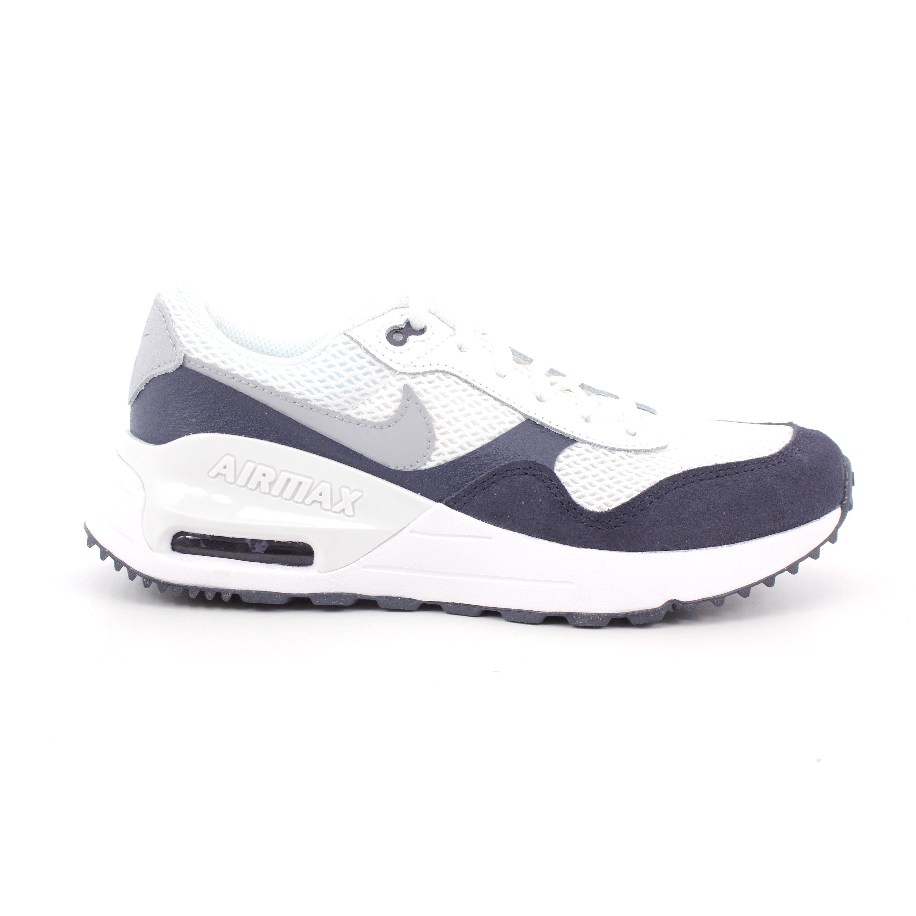 AIR MAX SYSTM (GS) 103 WHITE/WOLF GREY-OBSIDIAN