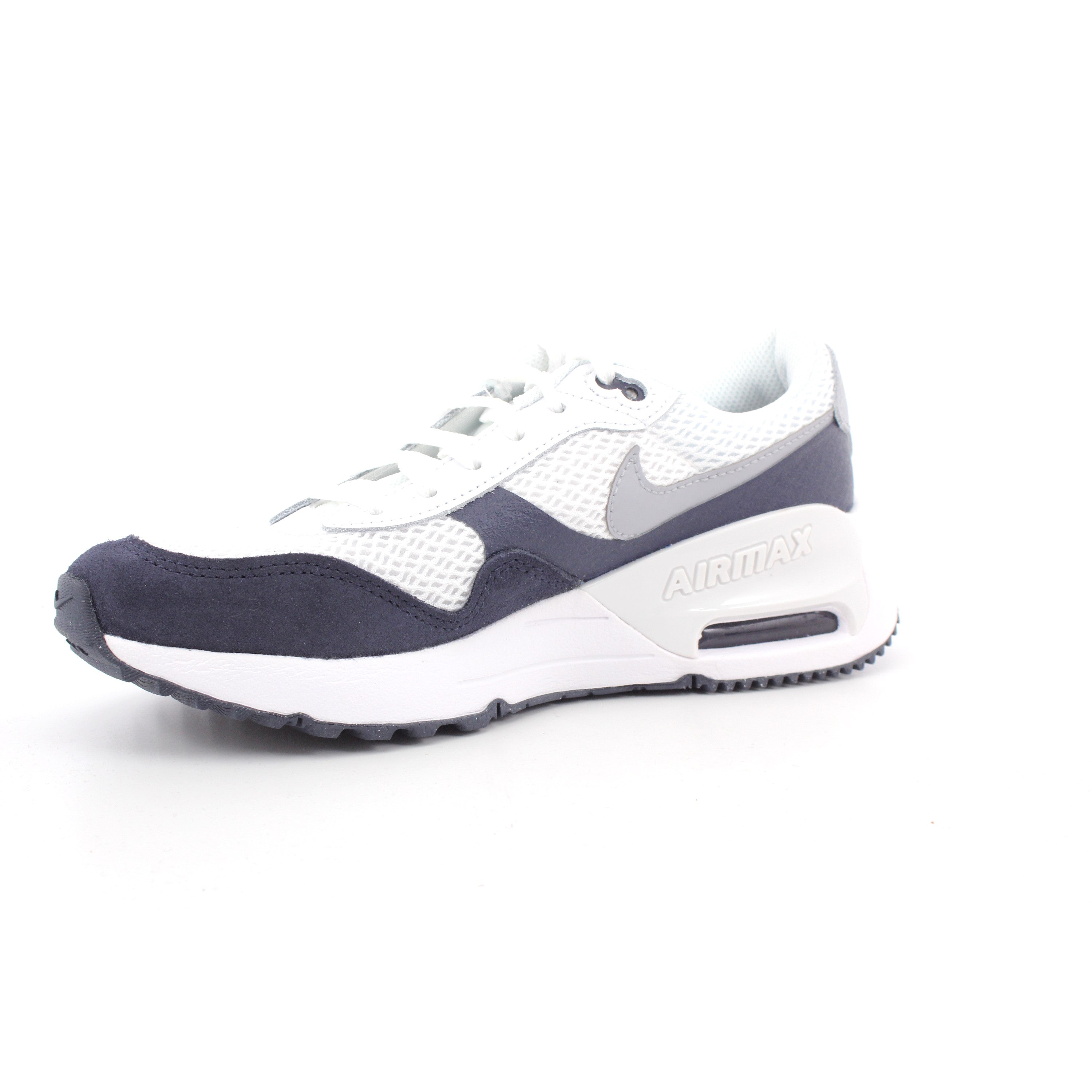 AIR MAX SYSTM (GS) 103 WHITE/WOLF GREY-OBSIDIAN