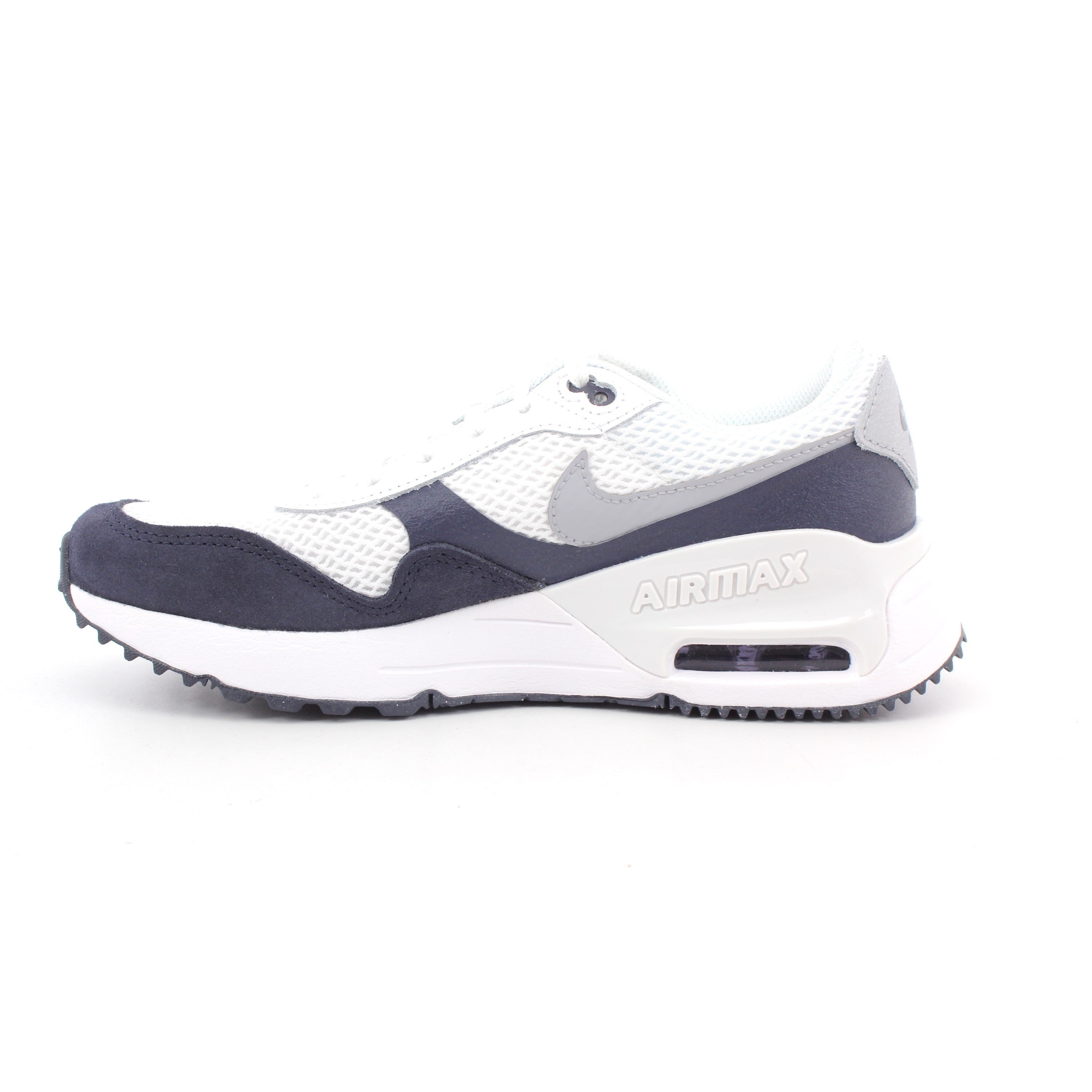 AIR MAX SYSTM (GS) 103 WHITE/WOLF GREY-OBSIDIAN