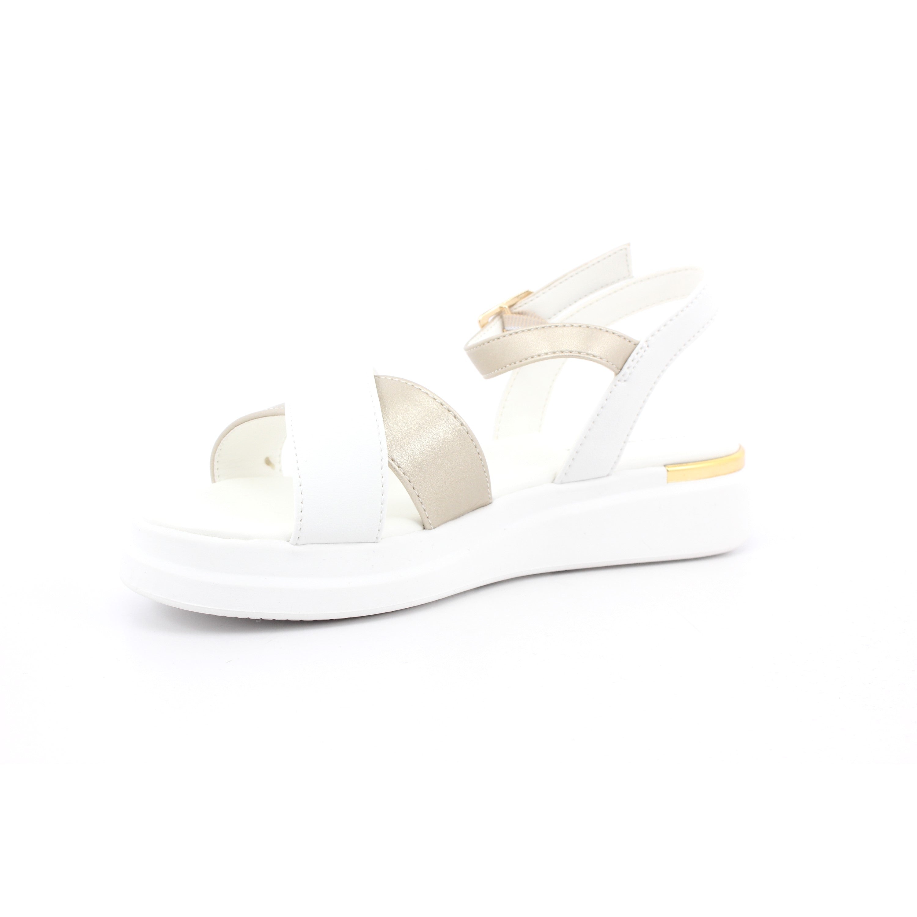SANDALO PLATINO/BIANCO