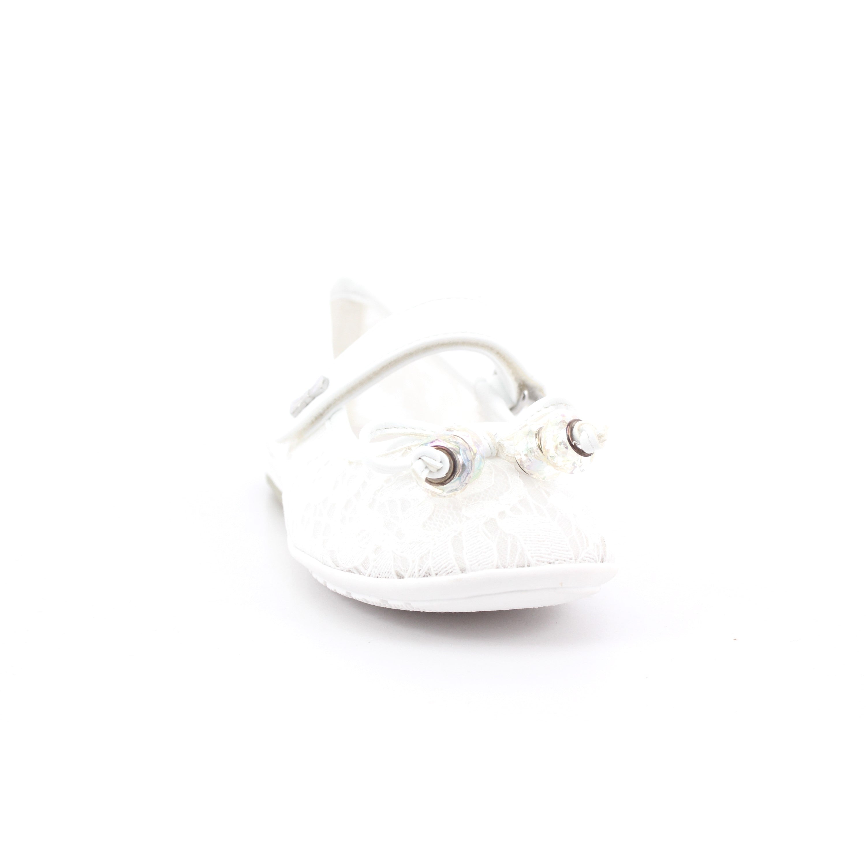 SCARPA BAMBINA IRMA BIANCO/ARGENTO