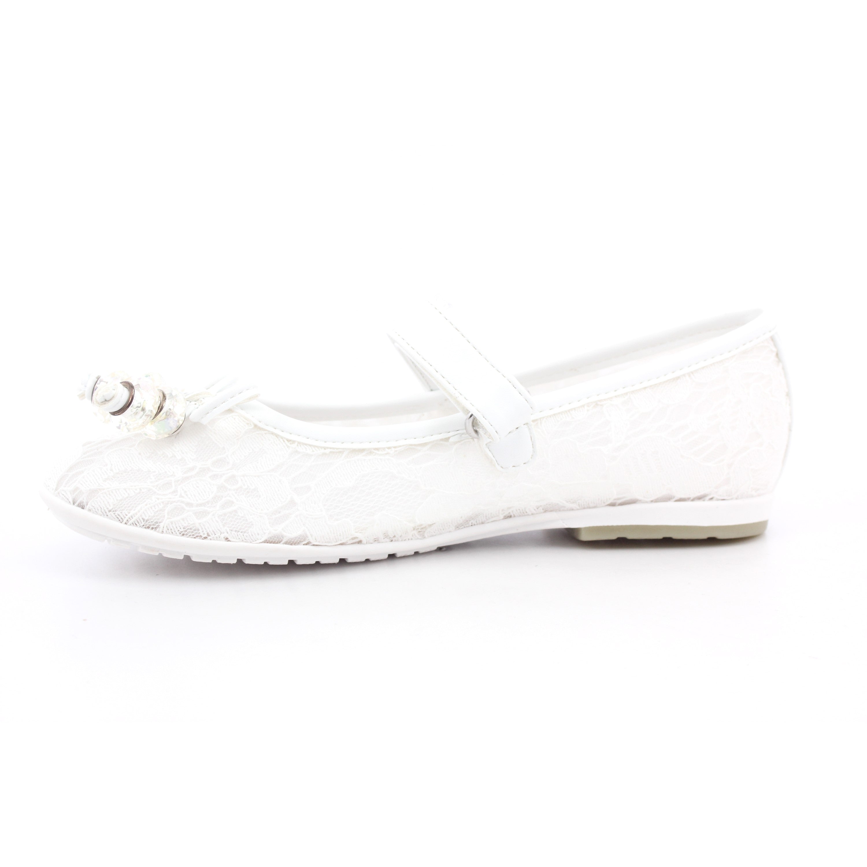 SCARPA BAMBINA IRMA BIANCO/ARGENTO