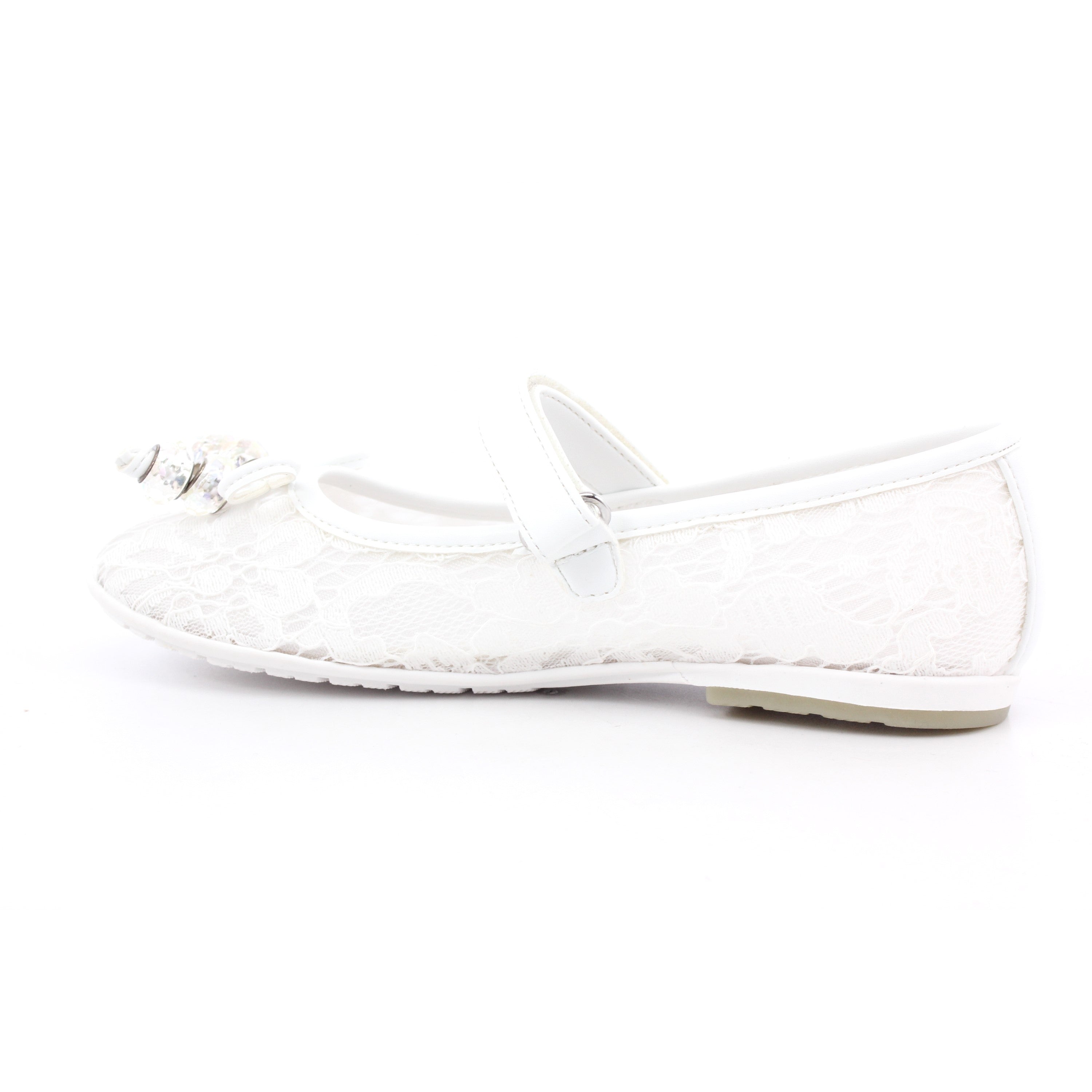 SCARPA BAMBINA IRMA BIANCO/ARGENTO