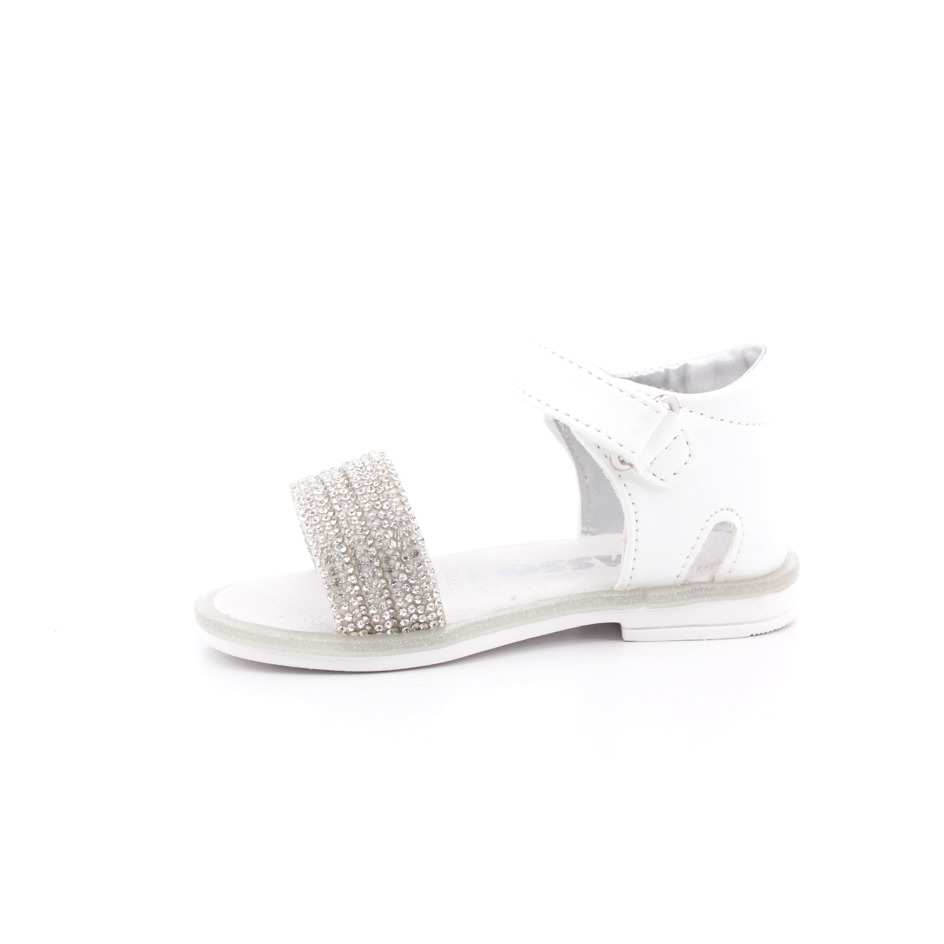 SANDALO PONZA BIANCO/GR.GLITTER