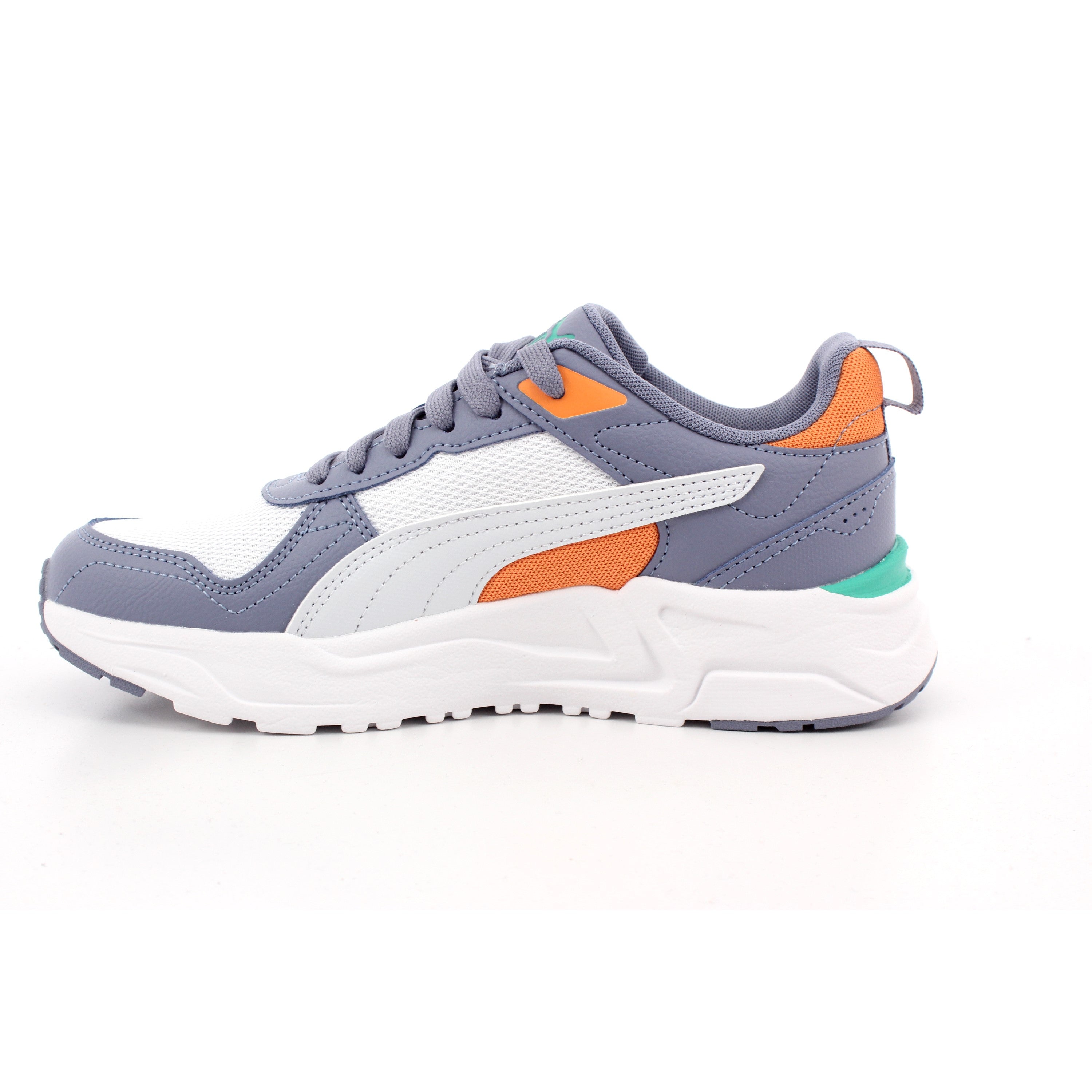 TRINITY 2 LT JR PUMA WHITE-SILVER MIST-GRAY SKY